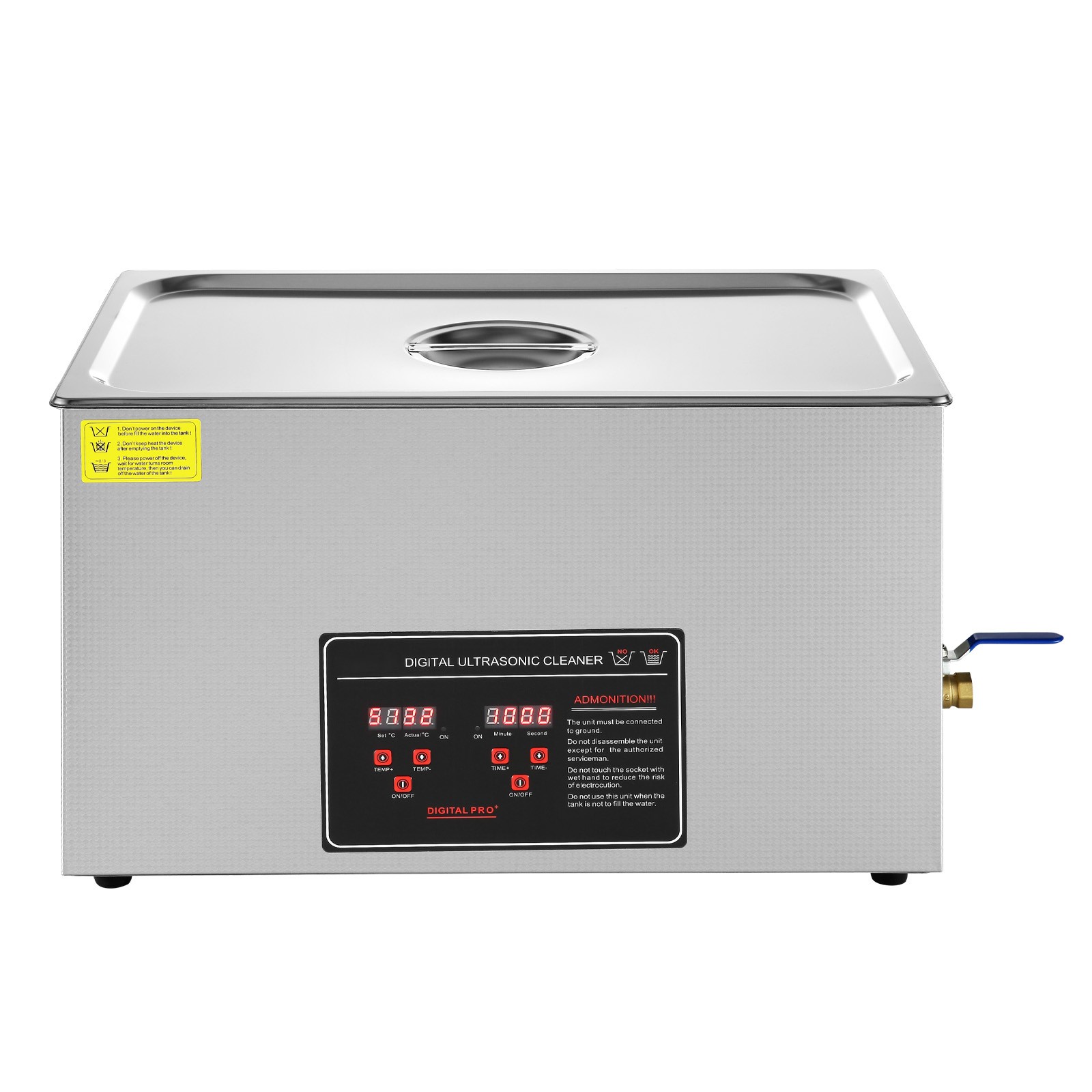 Uimoso 30L Ultrasonic Cleaner with Timer Heating Machine Digital Sonic Cleaner