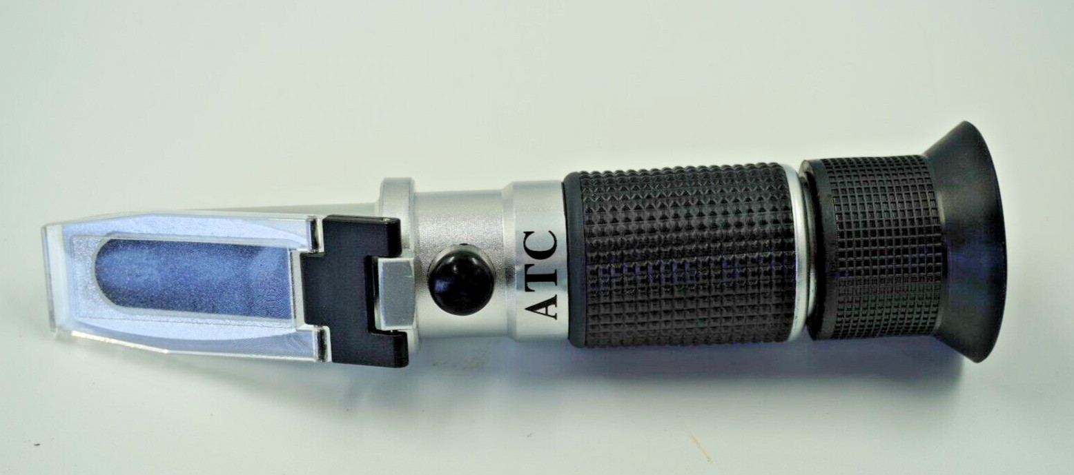 Honey Refractometer for Honey Moisture tester, 3-in-1 Uses, 58-90% Brix Scale