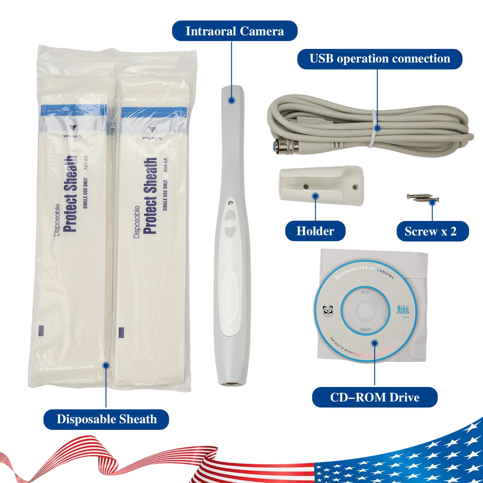 SKYSEA Dental Intraoral Camera Auto-focus 6 LED Light Imaging System
