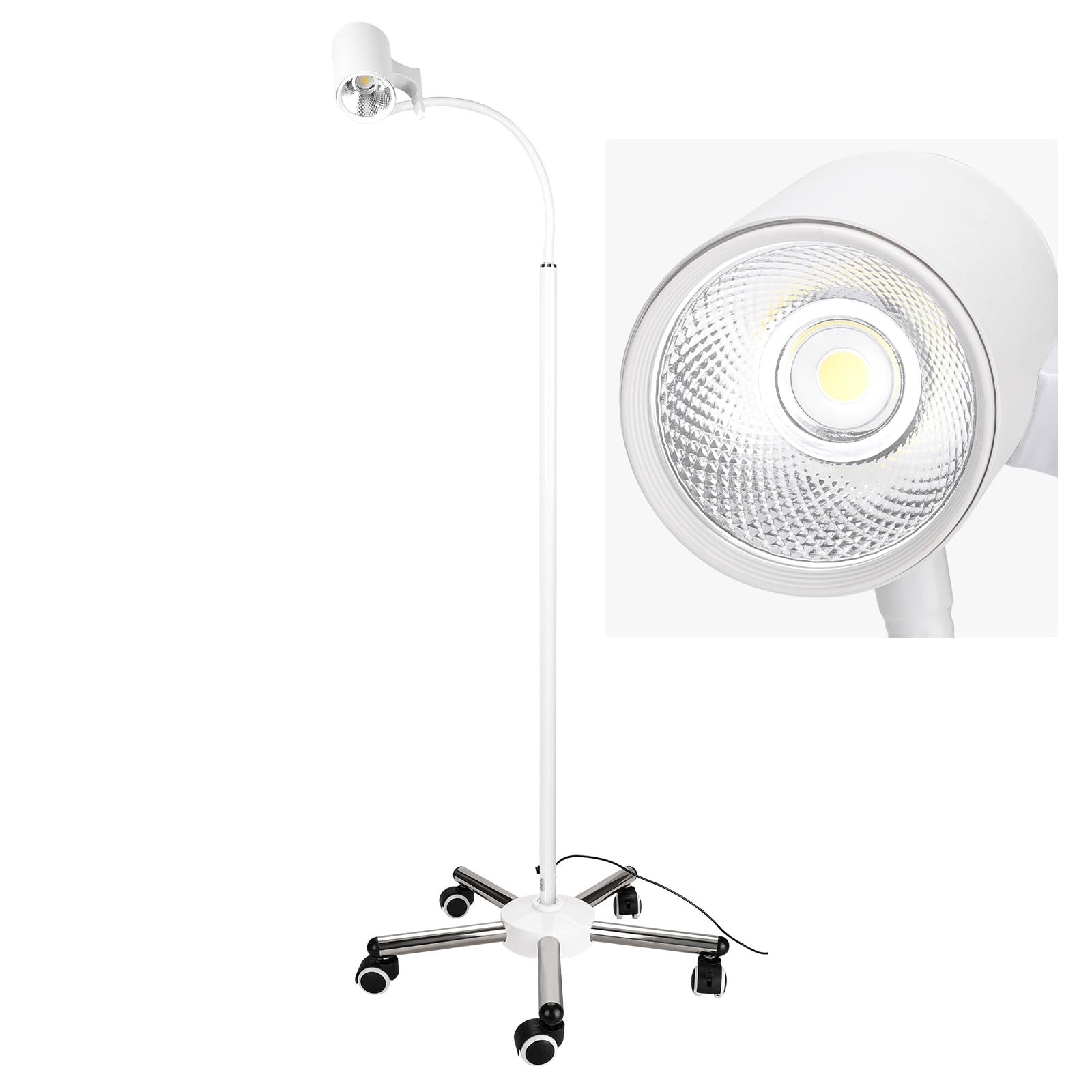 Exam Light 12W LED Medical Exam Lamp Mobile Surgical Examination Lamp Stainle…