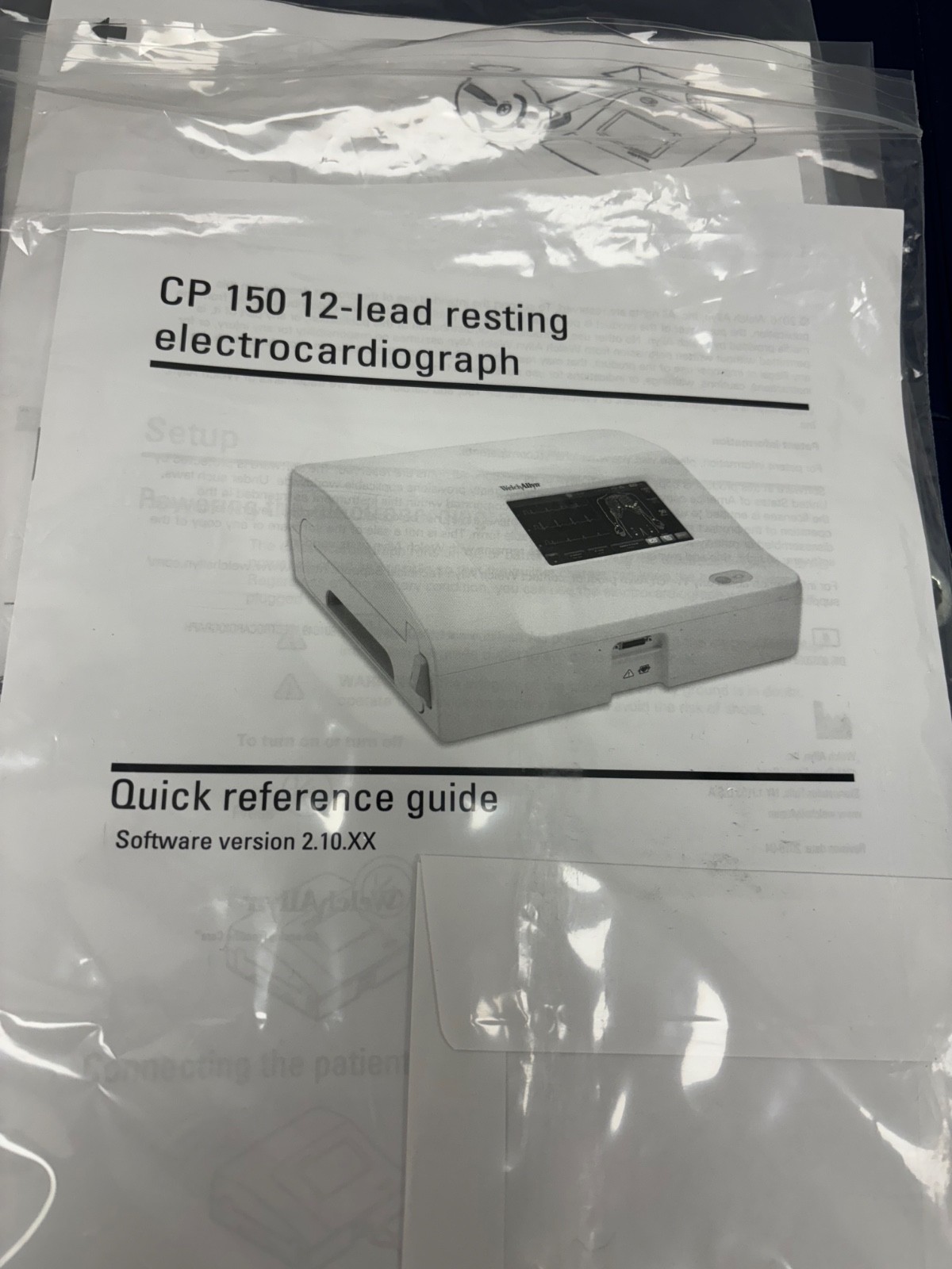 Welch Allyn CP150A-1ENB 12 Lead Resting Electrocardiograph