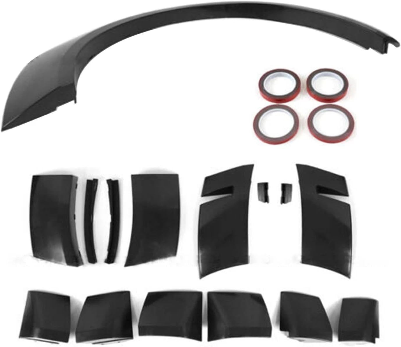 Demon Widebody Fender Flares 4pcs 2015-2023 Dodge Challenger Side Marker Cutouts