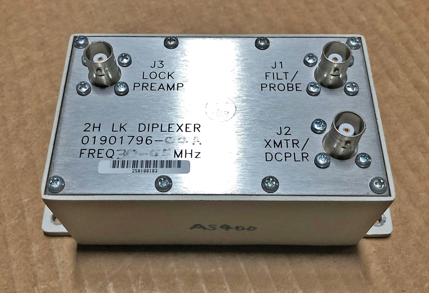 Varian 2H LK Diplexer Unity Inova NMR Spectrometer AS-400 901796 FREQ 30 – 60Mhz