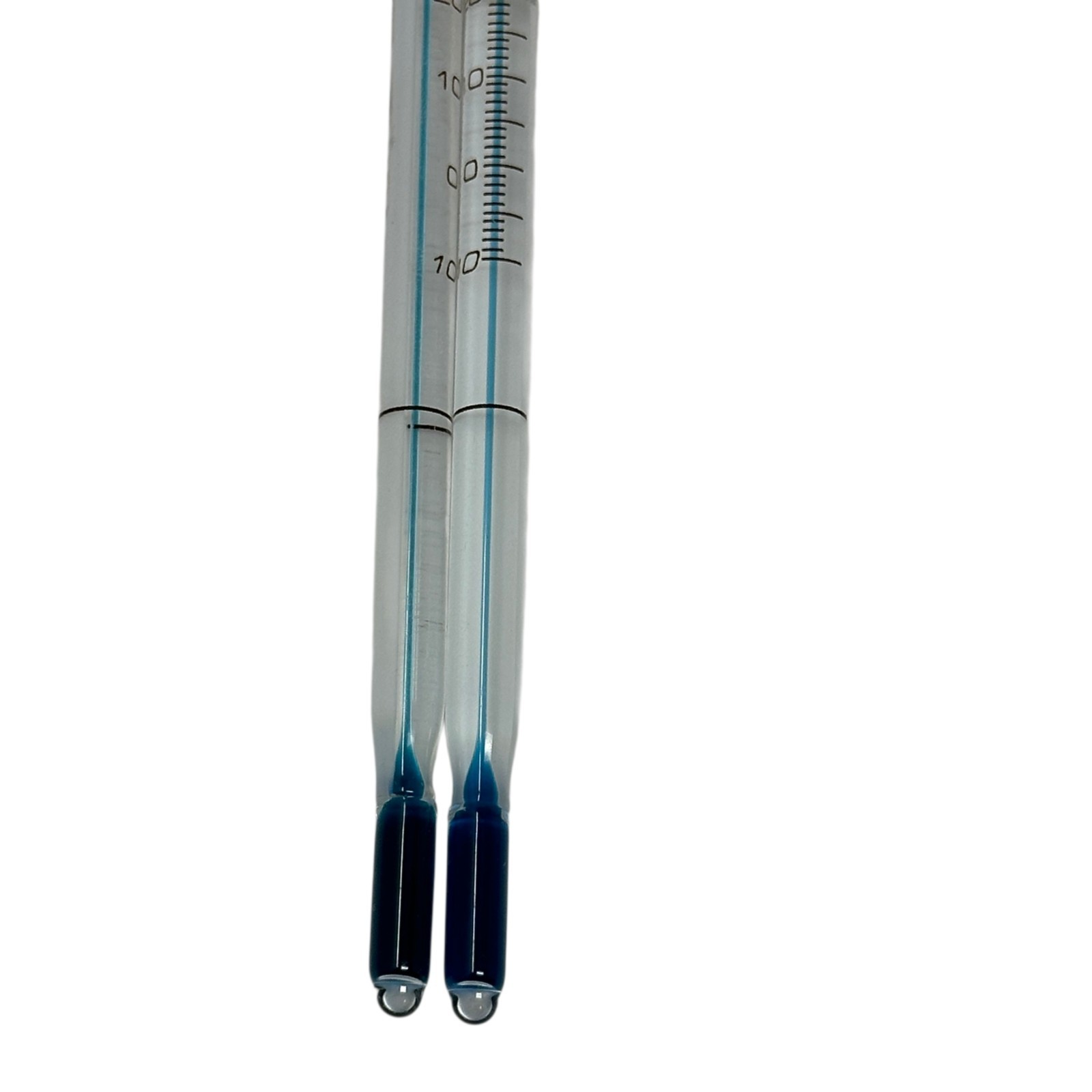 Lot of 2 VWR Enviro-Safe Liquid-In-Glass Laboratory Thermometers 61222-620