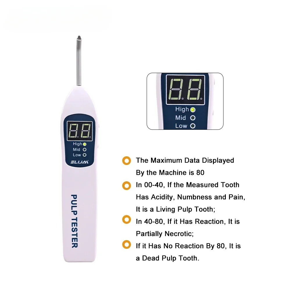 Dental Endo Pulp Tester Electric Teeth Nerve Testing Vitality Root Canal Tools