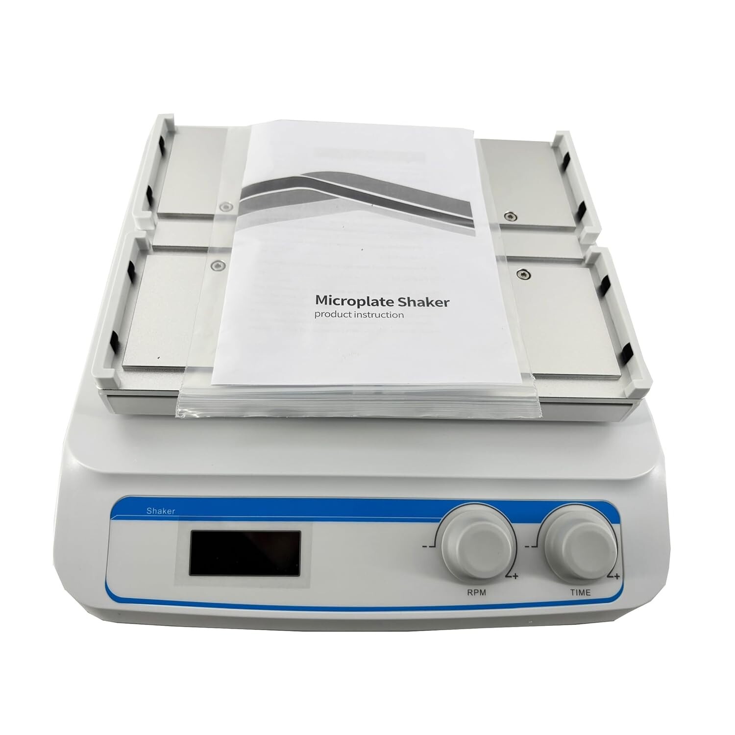Microplate Oscillator Microplate Shaker with Range 100-1600rpm 4 PCS Microplates