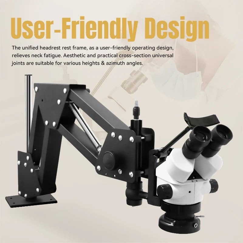 Binocular Stereo Microscope,7X-45X Magnification 7X-90X Continuous Zoom, Multi-D