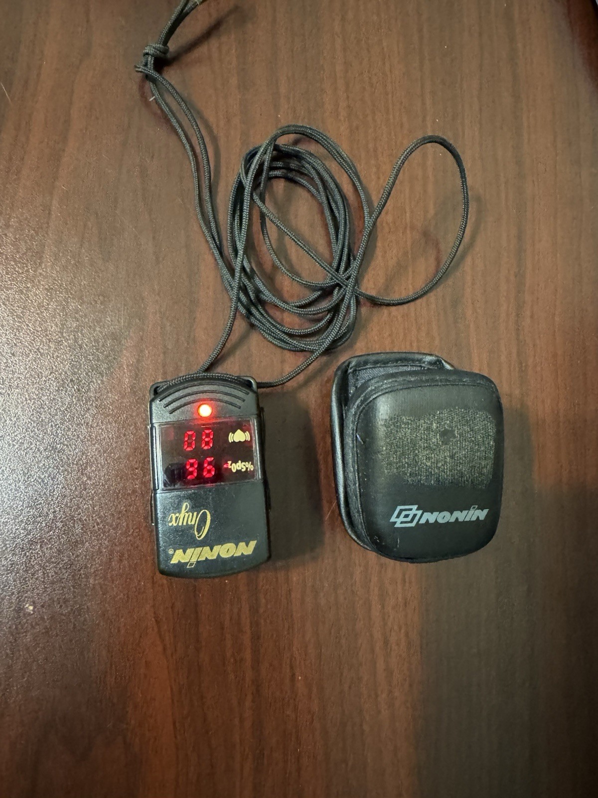 Nonin Onyx 9500 Pulse Oximeter Finger Oxygen Monitor Works Tested