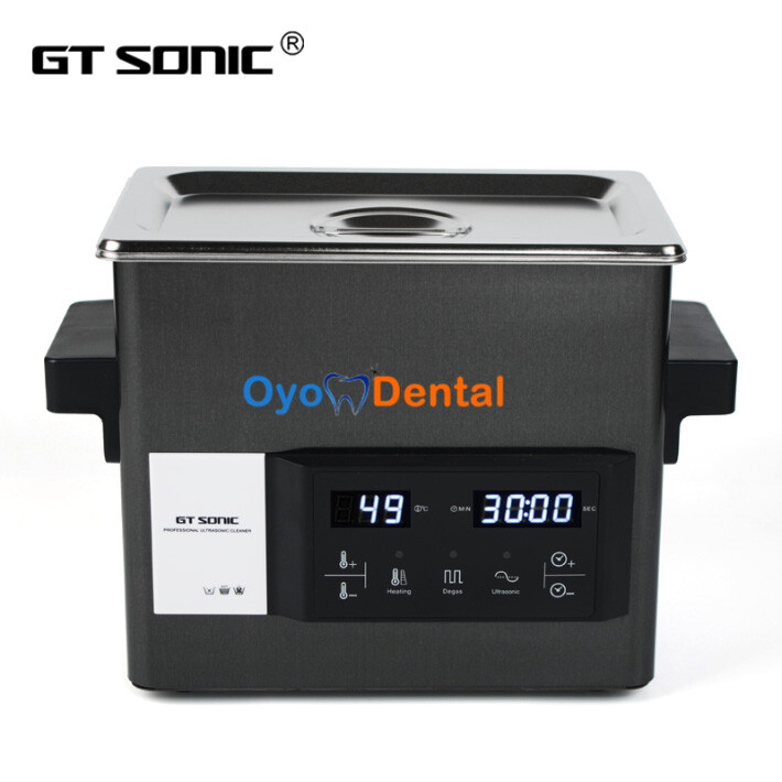 GT SONIC S Touch Panel 2L-9L Ultrasonic Cleaner 50-200W with Heater & Timer