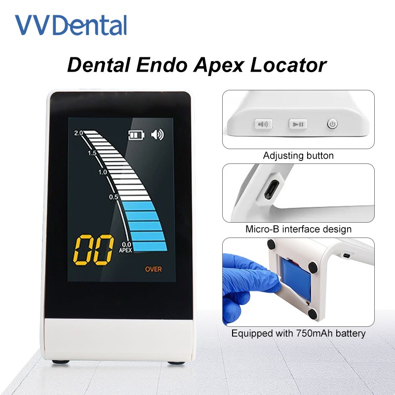 Dental LCD Endo Apex Locator Endodontic Root Canal Finder Measure Micropex Tool