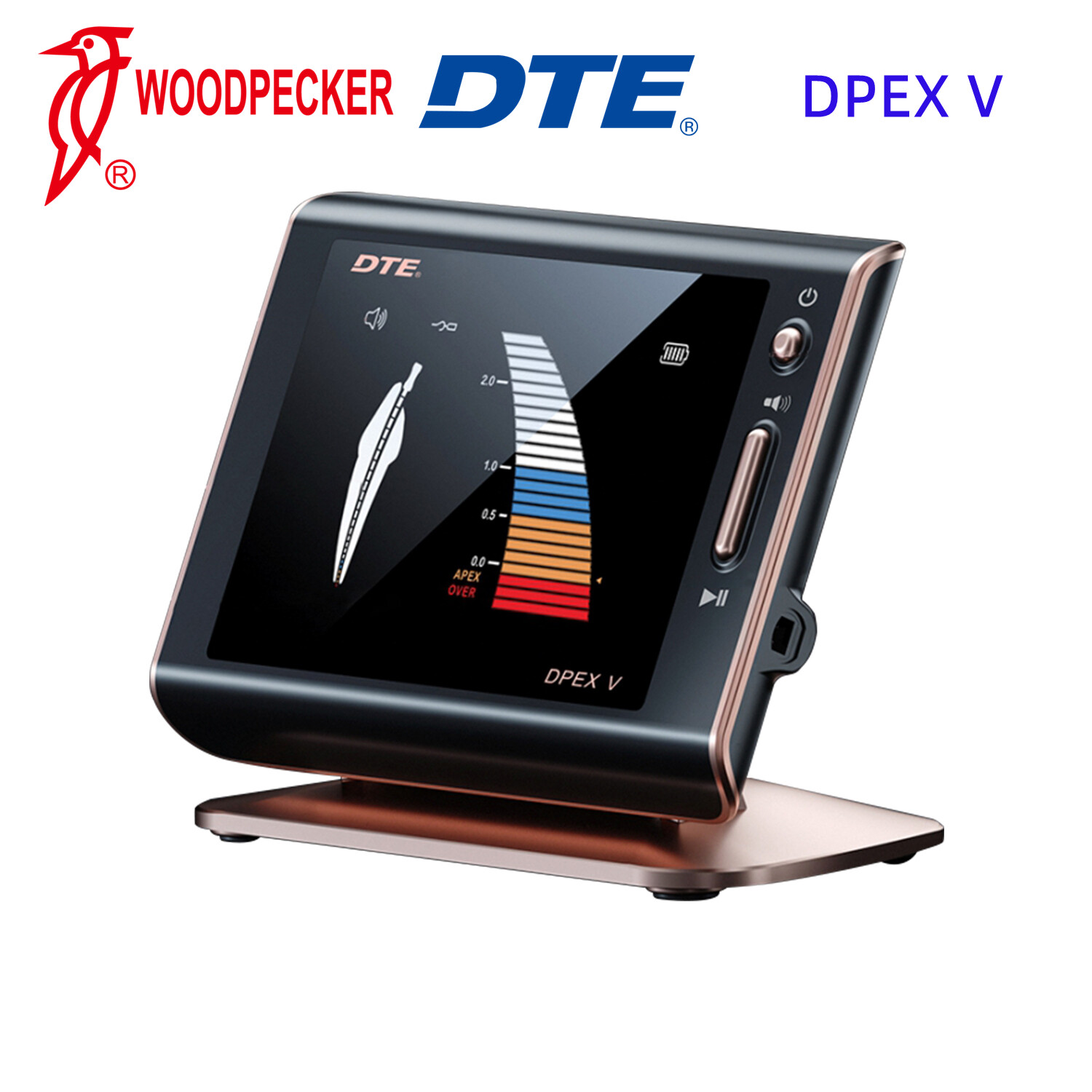 Woodpecker DTE DPEX V 4.5″LCD Dental Apex Locator Root Canal Finder Measuring