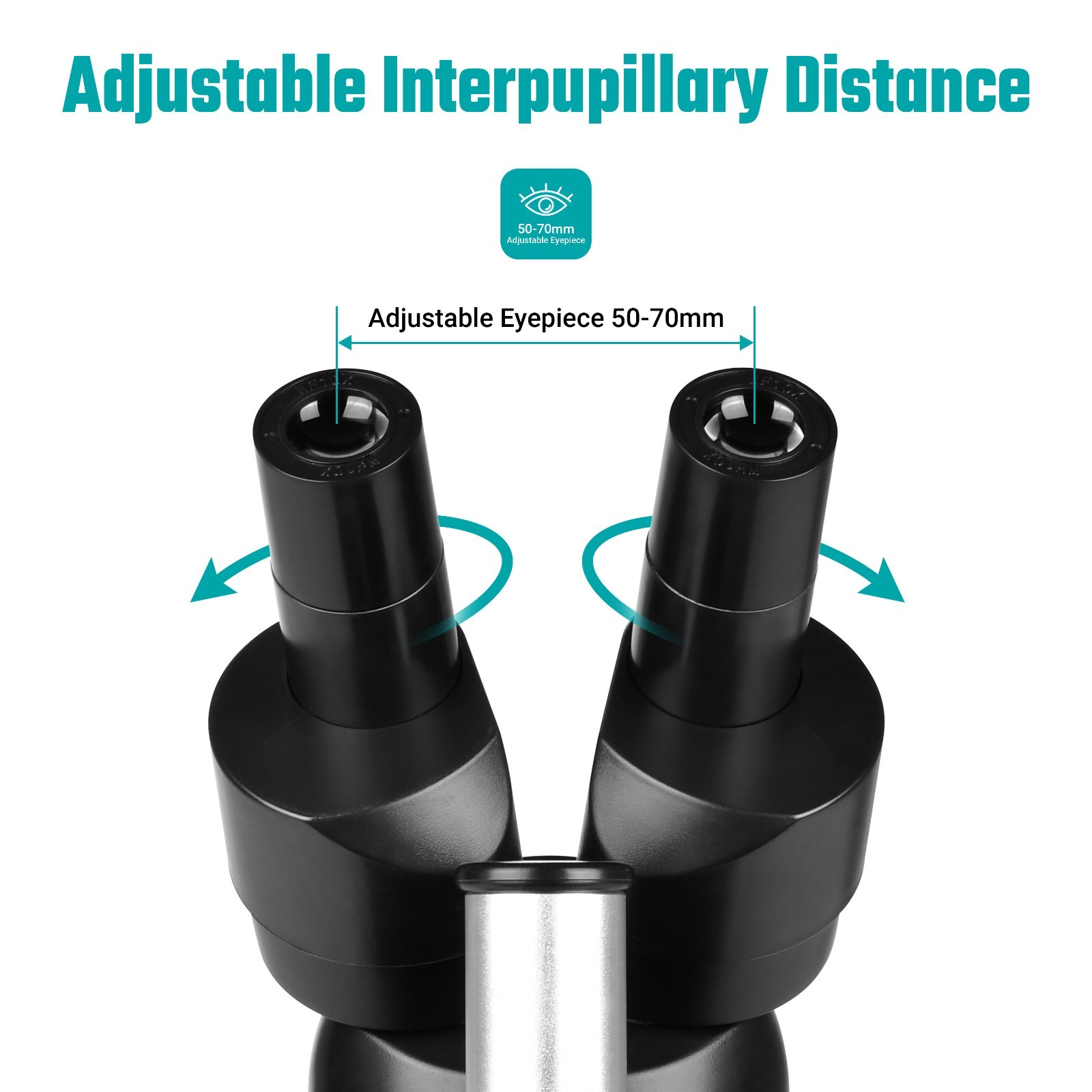 Portable Biological Microscope with 10x Eyepieces 3XObjectives 30X Magnification