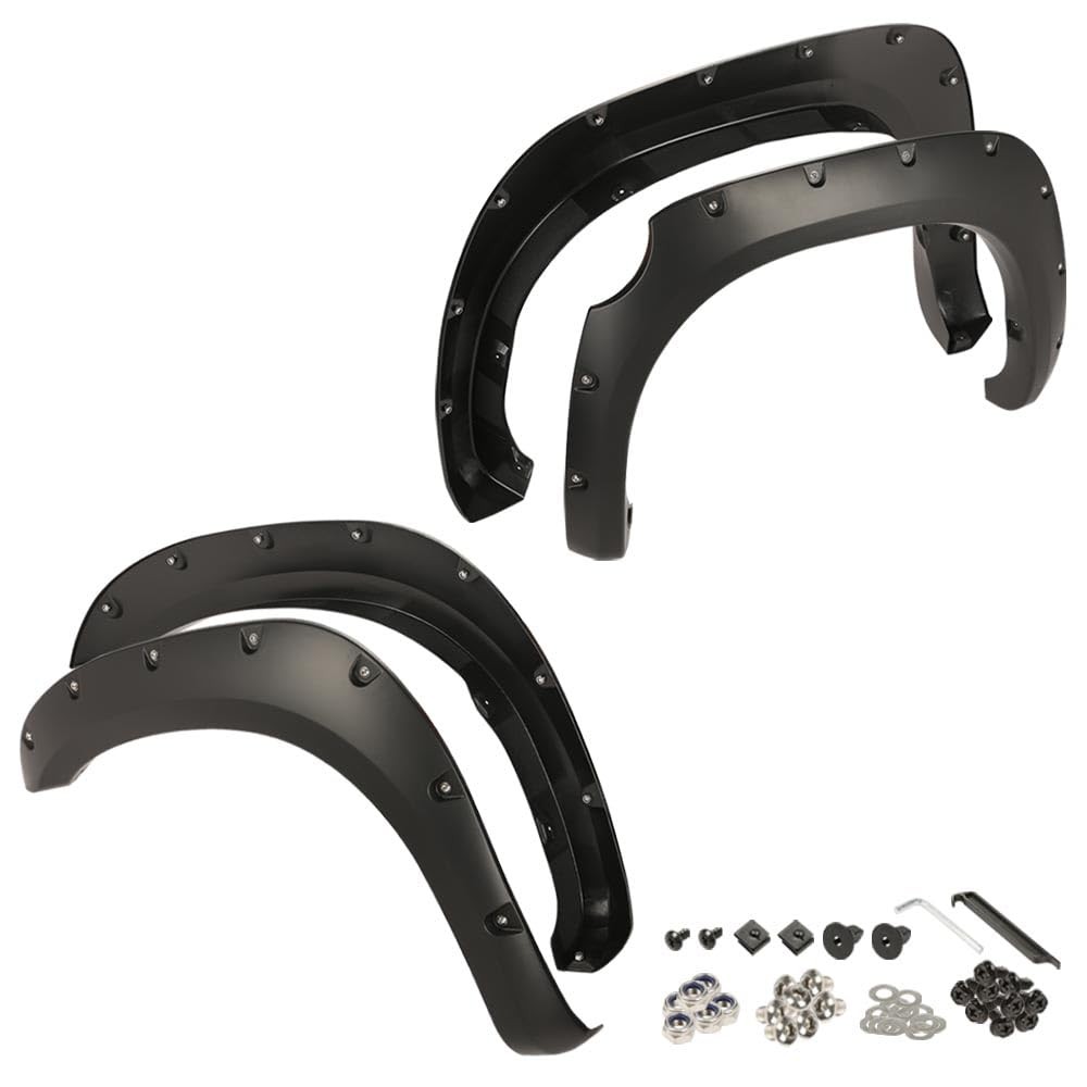 4PCS Fender Flares for Toyota Tundra 2007-2013 Smooth Pocket Rivet 5054781AB