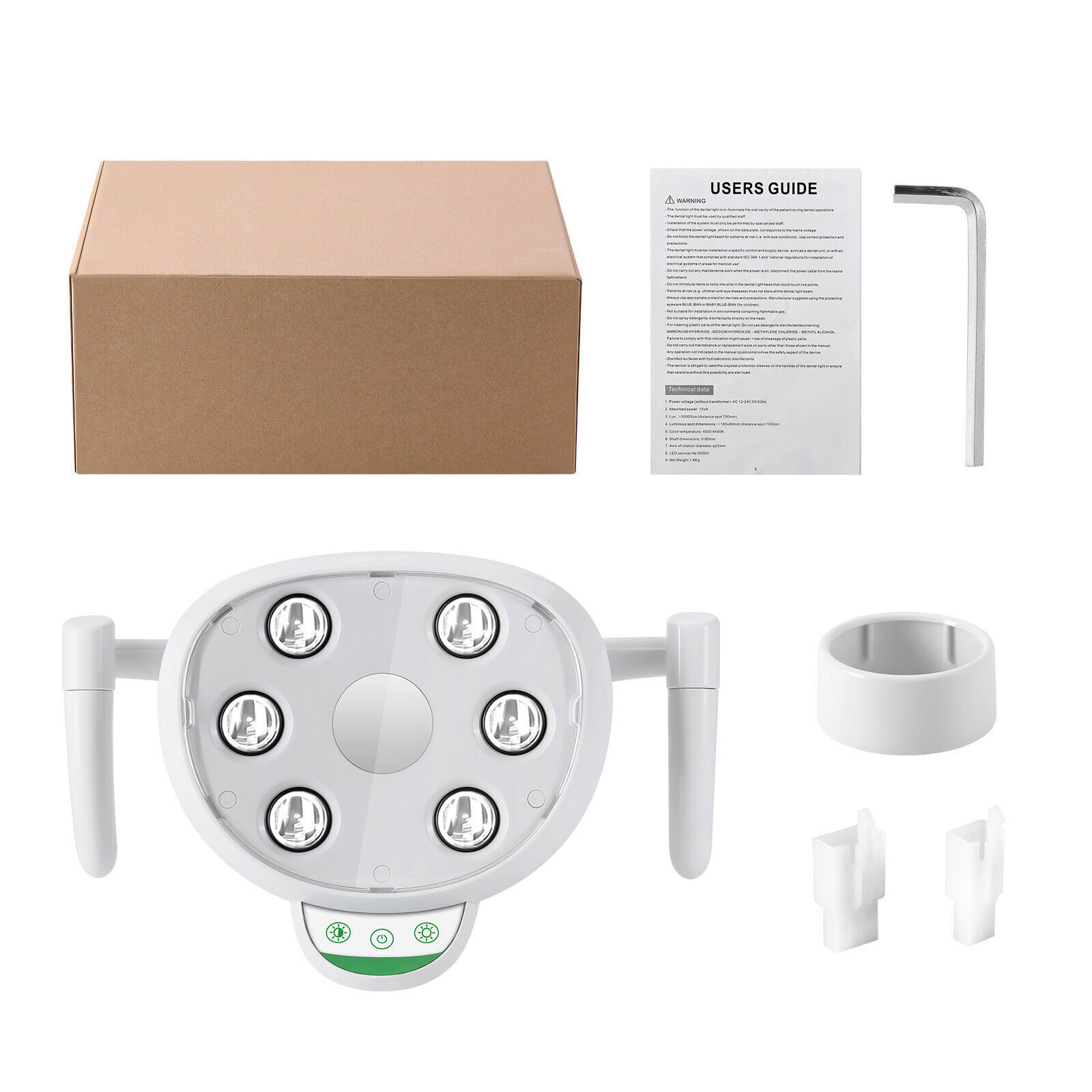 AZDENT Dental LED Lamp Oral Light Induction Senser Reflectance Lamp 6 LED Light