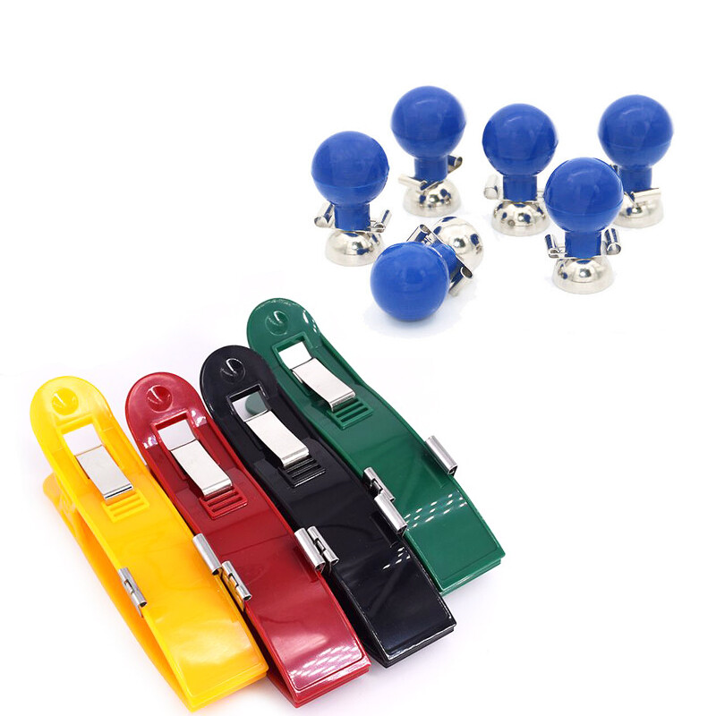Optional Adult ECG EKG Electrodes Chest Suction Cup Bulb 6Pcs & 4Pcs Limb Clamps