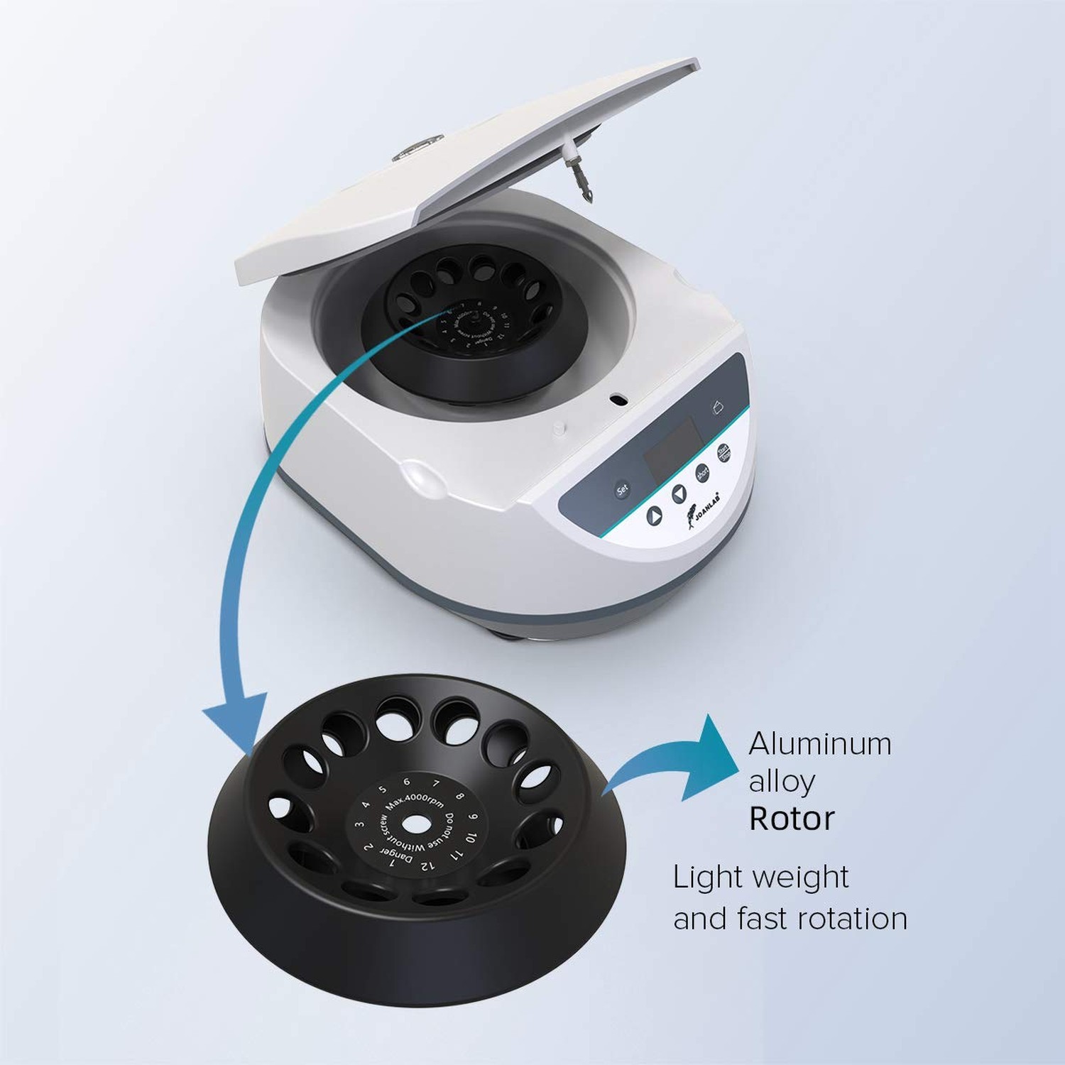 Digital Lab Centrifuge Machine for PRP Benchtop Centrifuge for Laboratory 12x…