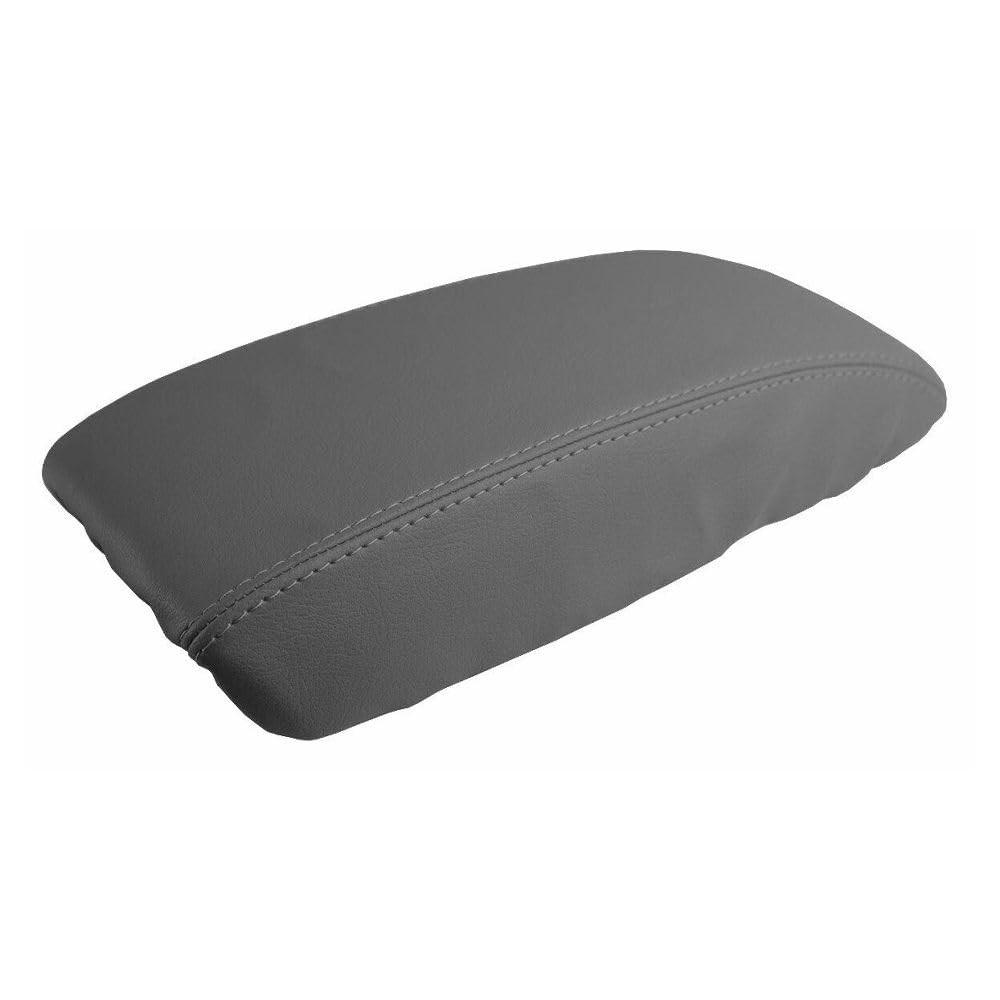 Gray Leather Front Center Console Lid Cover for Honda Accord 1998-2002 HON-9802