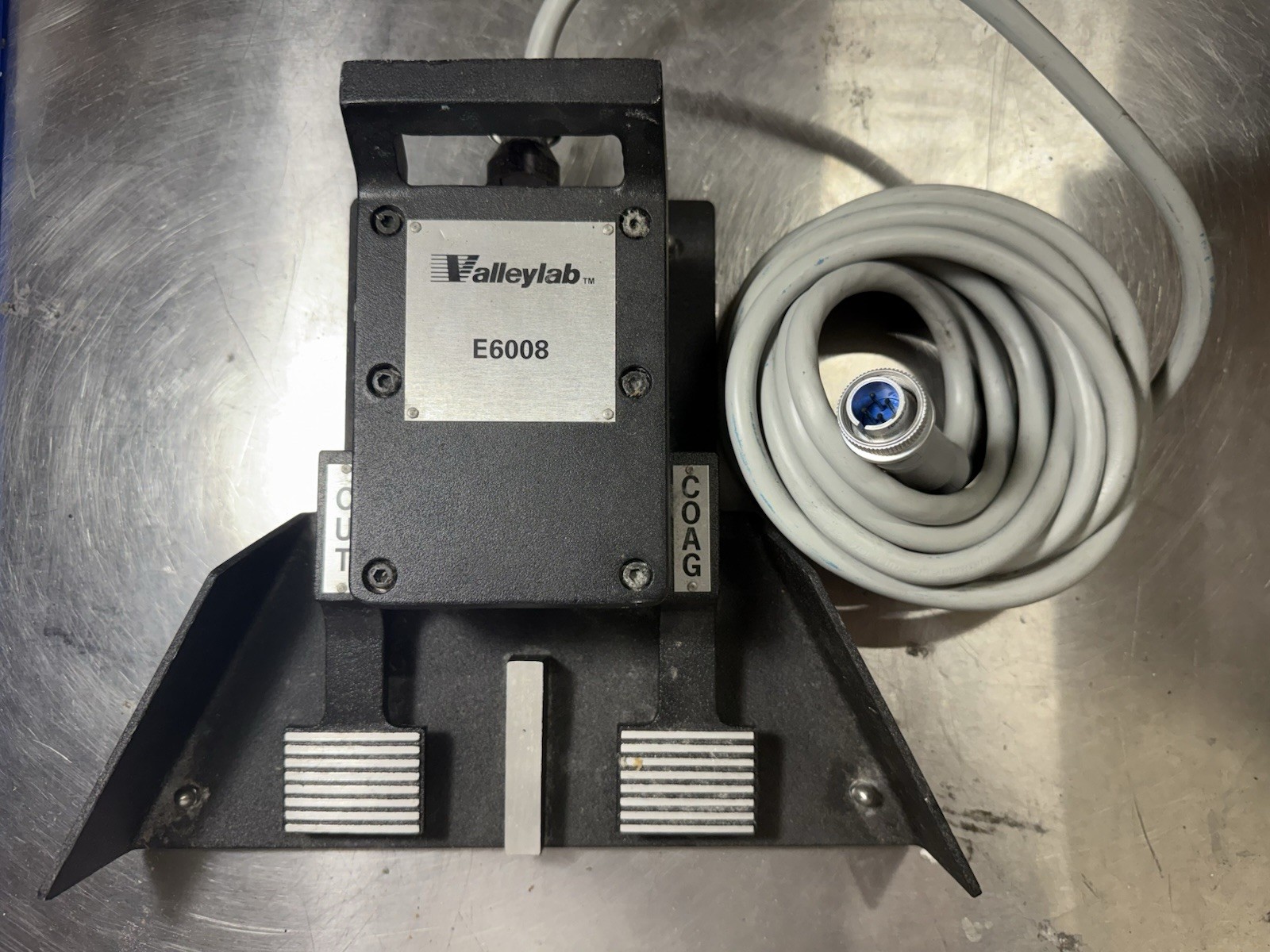 Valleylab E6008 Monopolar Electrosurgical Footswitch Dual Pedal Cut Coag ESU
