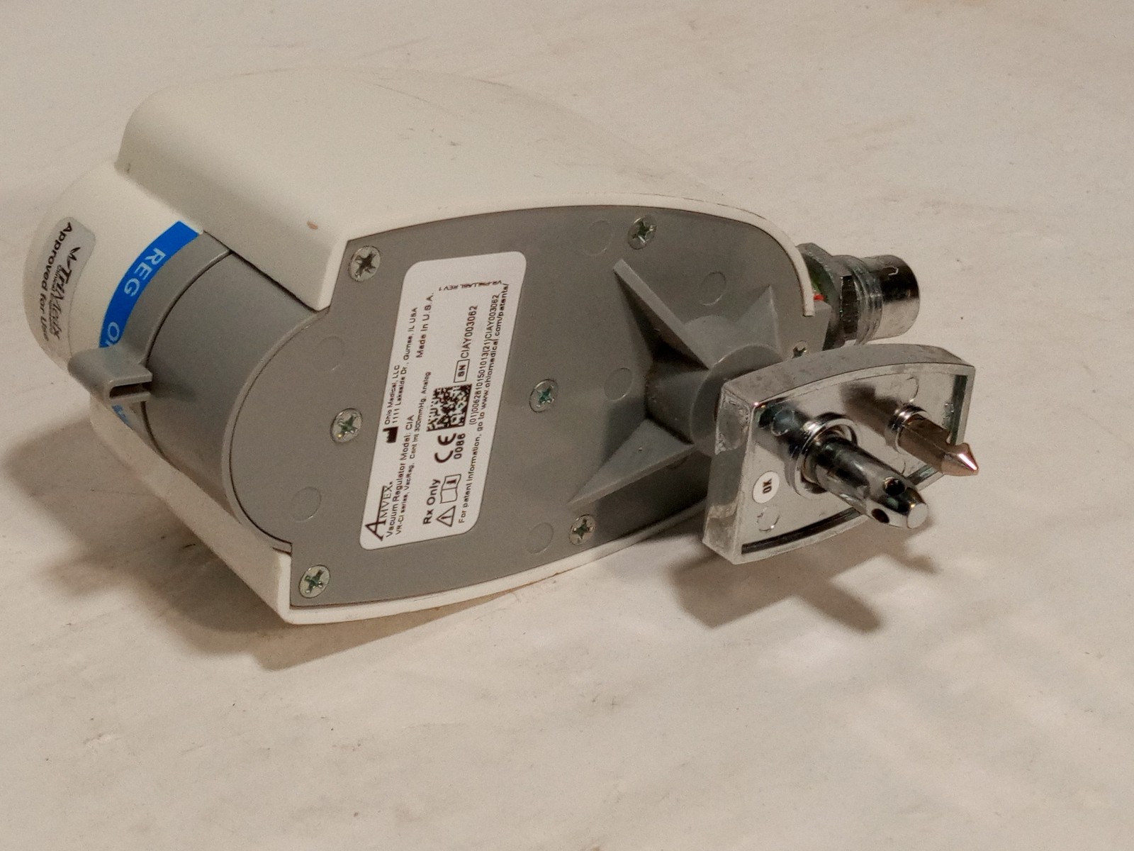 Amvex CA Vacuum Suction Regulator VR-CI Series 300mmHg Continuous Intermittent