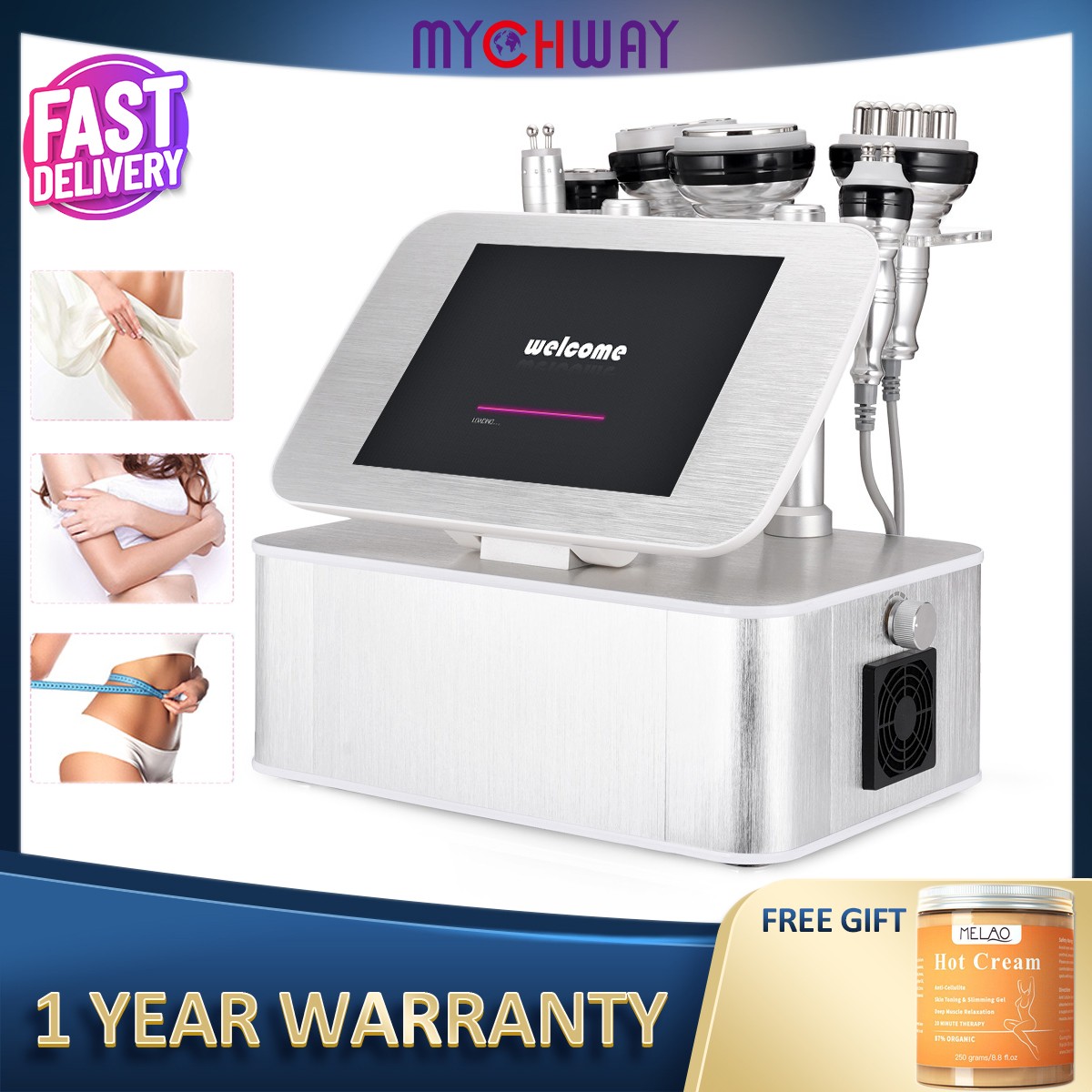 6-in-1 Beauty Machine for Full Body Massage Facial Skin Care Home & Salon Use