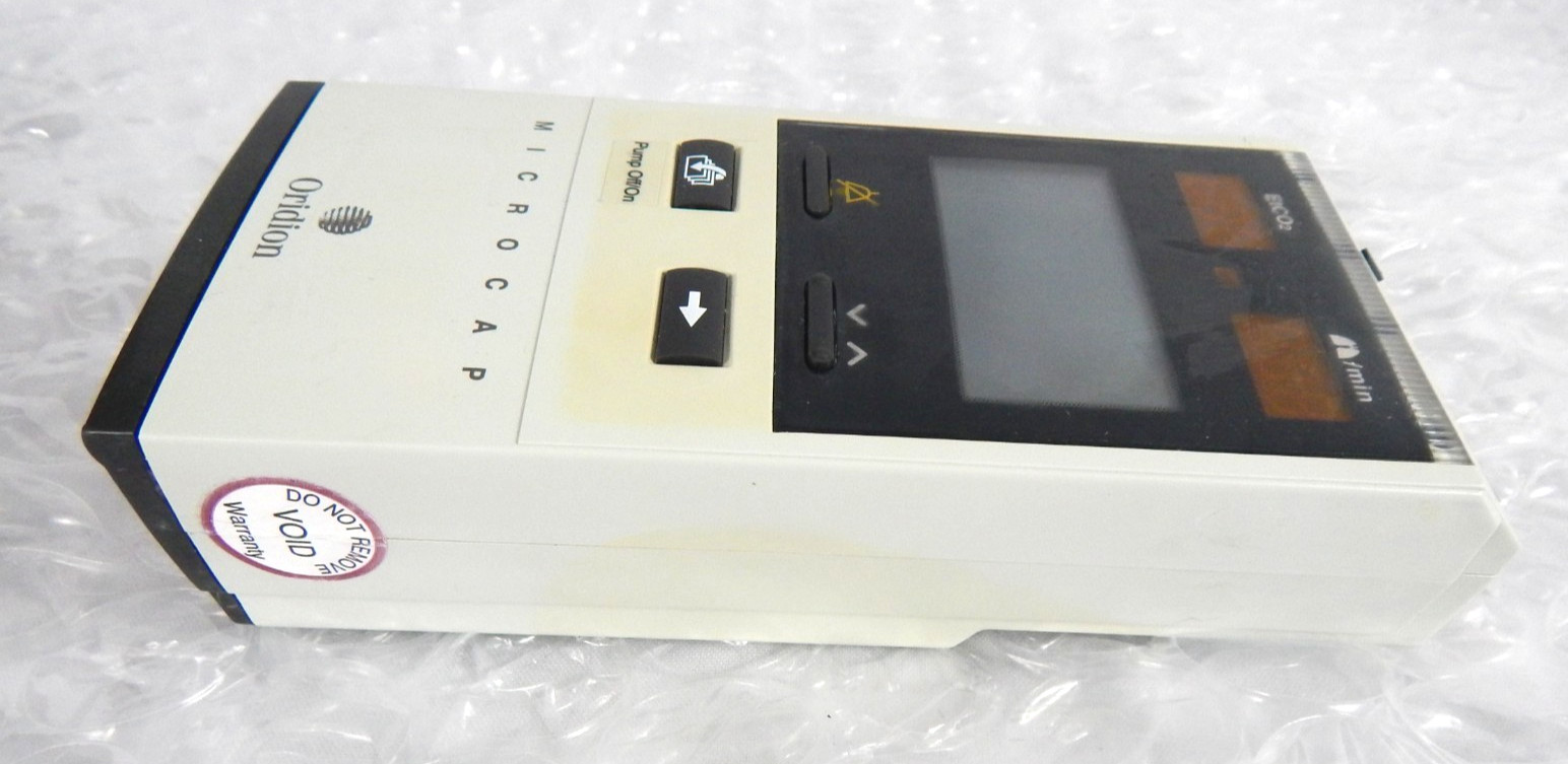 ORIDION MICROCAP HANDHELD CAPNOGRAPH S/N 451
