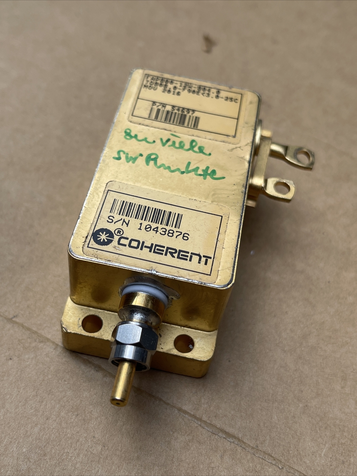 Coherent FAP800-12W-807.5 to 810.0 Fiber-Coupled Diode Laser P/N 54697