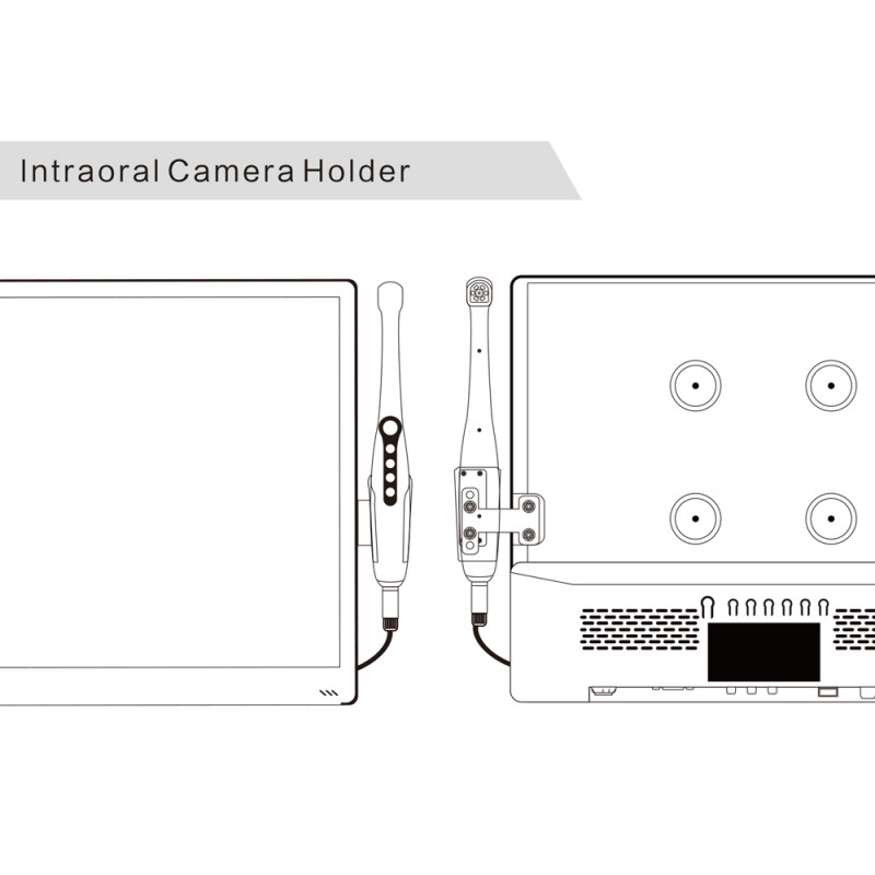 Dental Intraoral Camera CMOS1/4 Embedded Operating System&Integrated Monitor