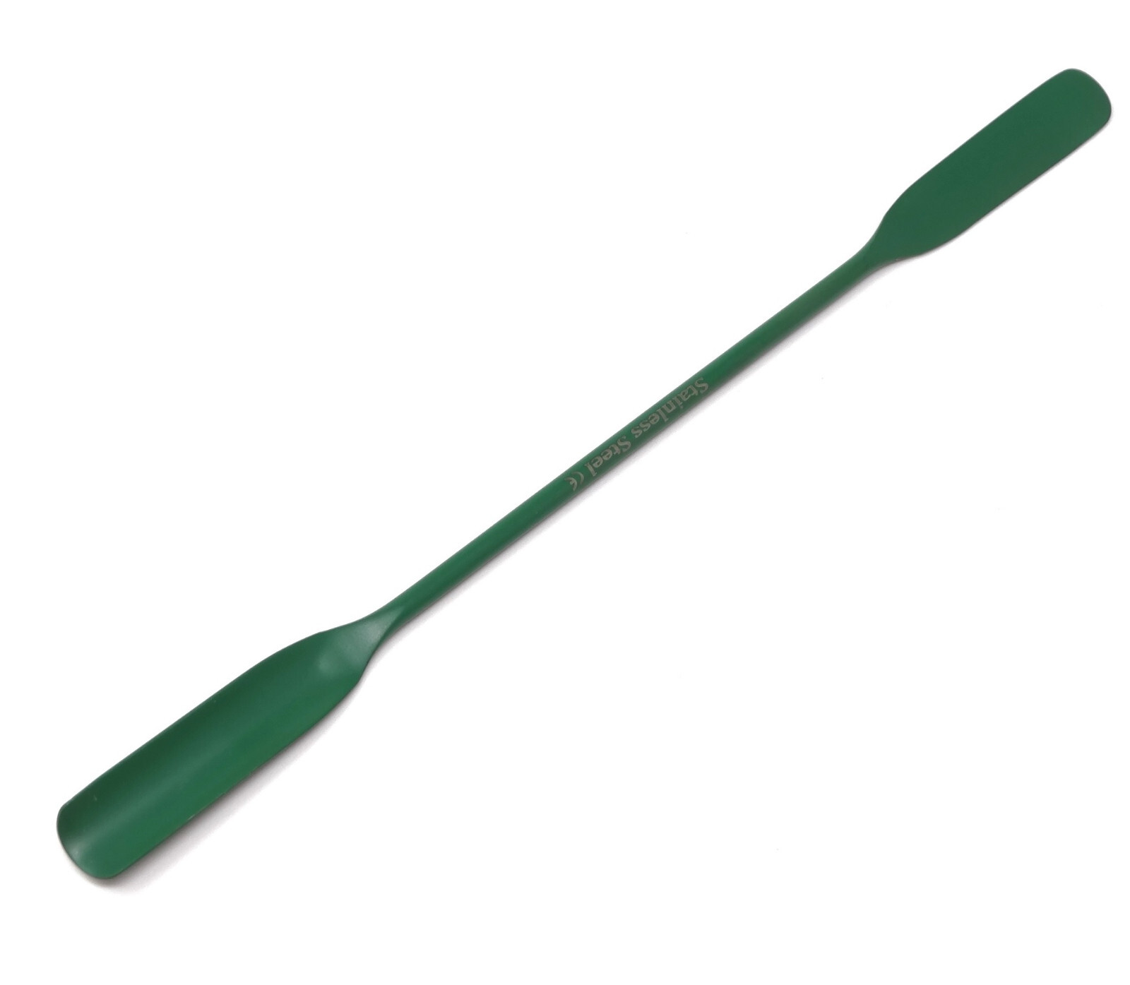 PTFE Coated 7″ Stainless Steel Double Ended Micro Lab Spatula Square & Scoop