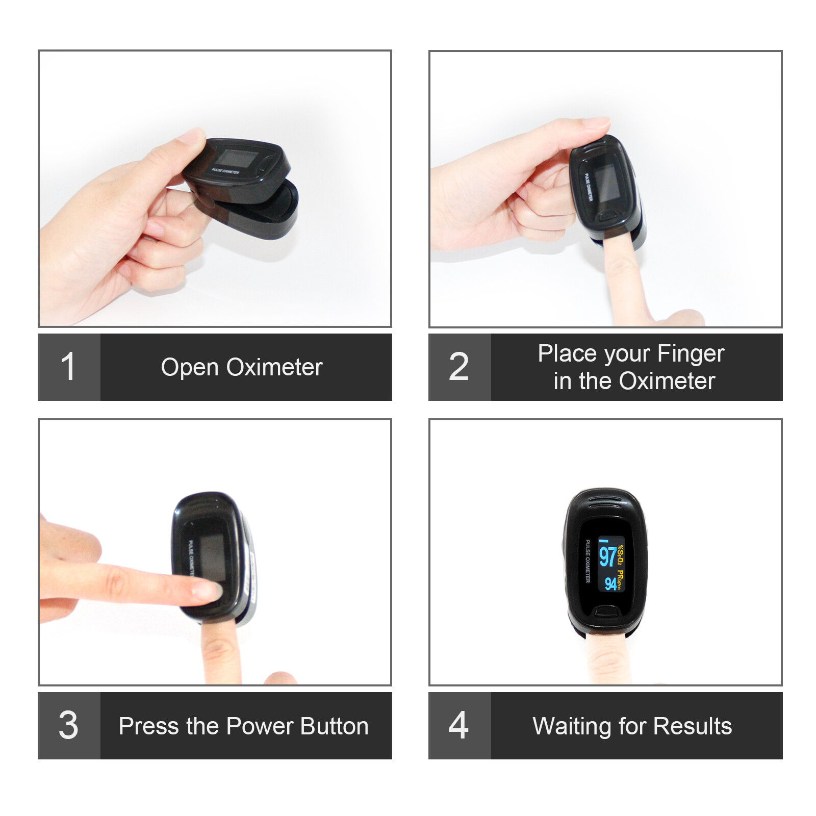 CONTEC Fingertip Pulse Oximeter,Blood Oxygen Spo2,Free Case,Lanyard,SPO2,PR USA