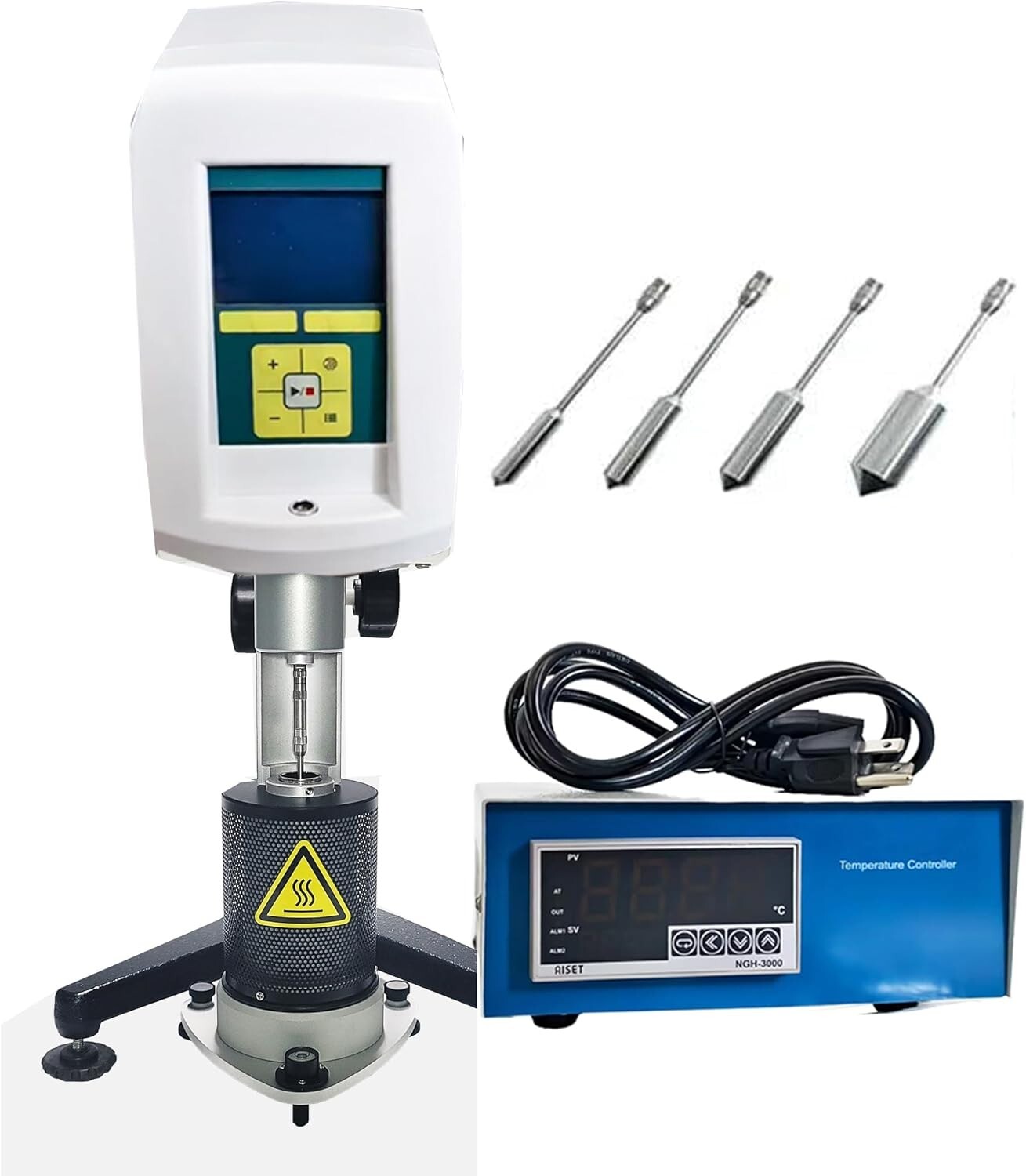 High Temperature Digital Viscosity Meter with Range 50-3,300,000cP Temp 15℃-250℃