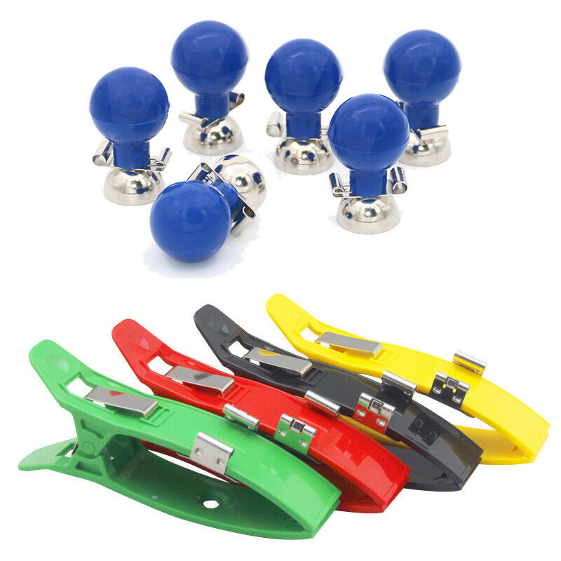 Optional Adult ECG EKG Electrodes Chest Suction Cup Bulb 6Pcs & 4Pcs Limb Clamps
