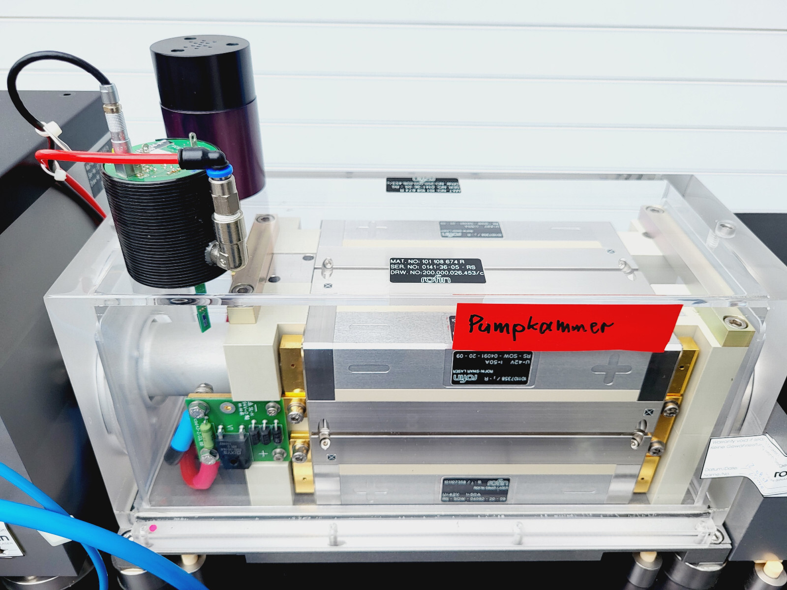 Rofin Sinar DQ x45S ND:Yag 450W 1.06µm Diode Pumped Fiber Laser Cavity