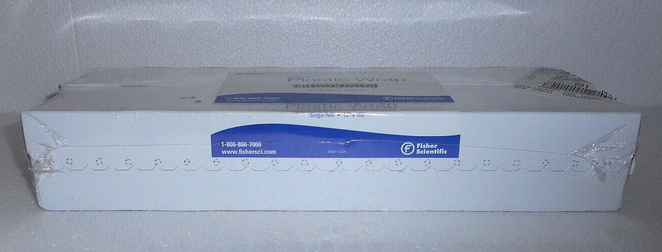 ThermoFisher 22-305-655 Clear Polyethylene Plastic Wrap 12″W 100’L 2 Pack New