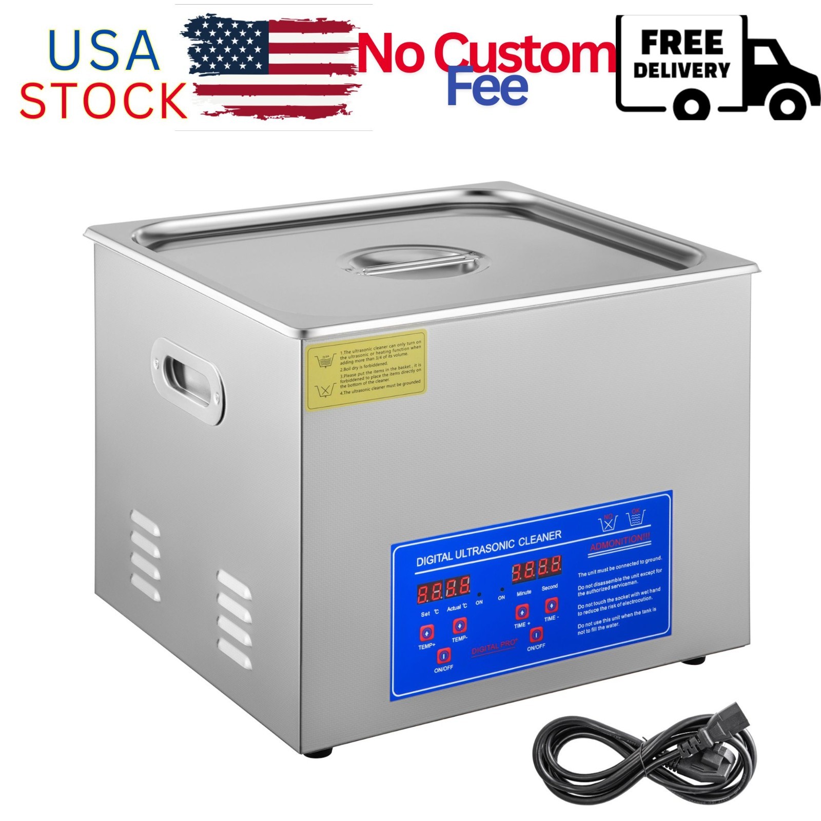 15L Ultrasonic Cleaning Machine Professional Lab Ultrasonic Cleaning Machine…