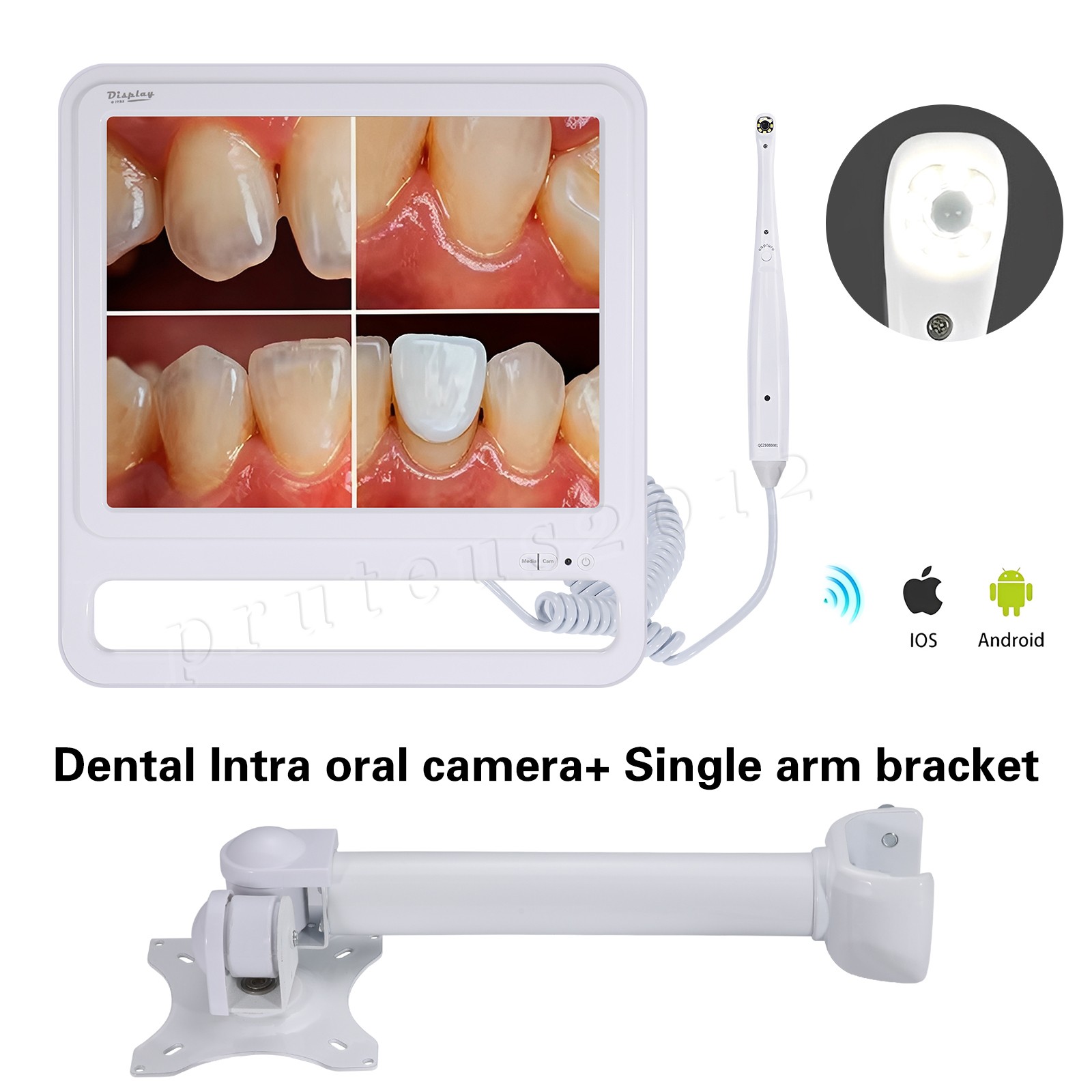 Dental Intra Oral Camera 16 megapixel Intraoral Camera with 17 Inch LCD Monitor