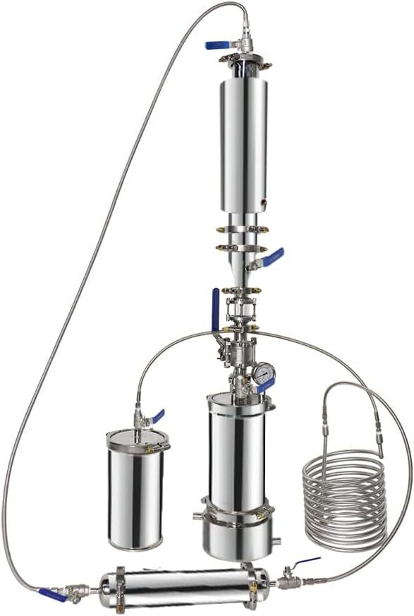 1LB Closed Loop Extractor Heavy Duty Plant Essential Open Blast Oil Extractor US