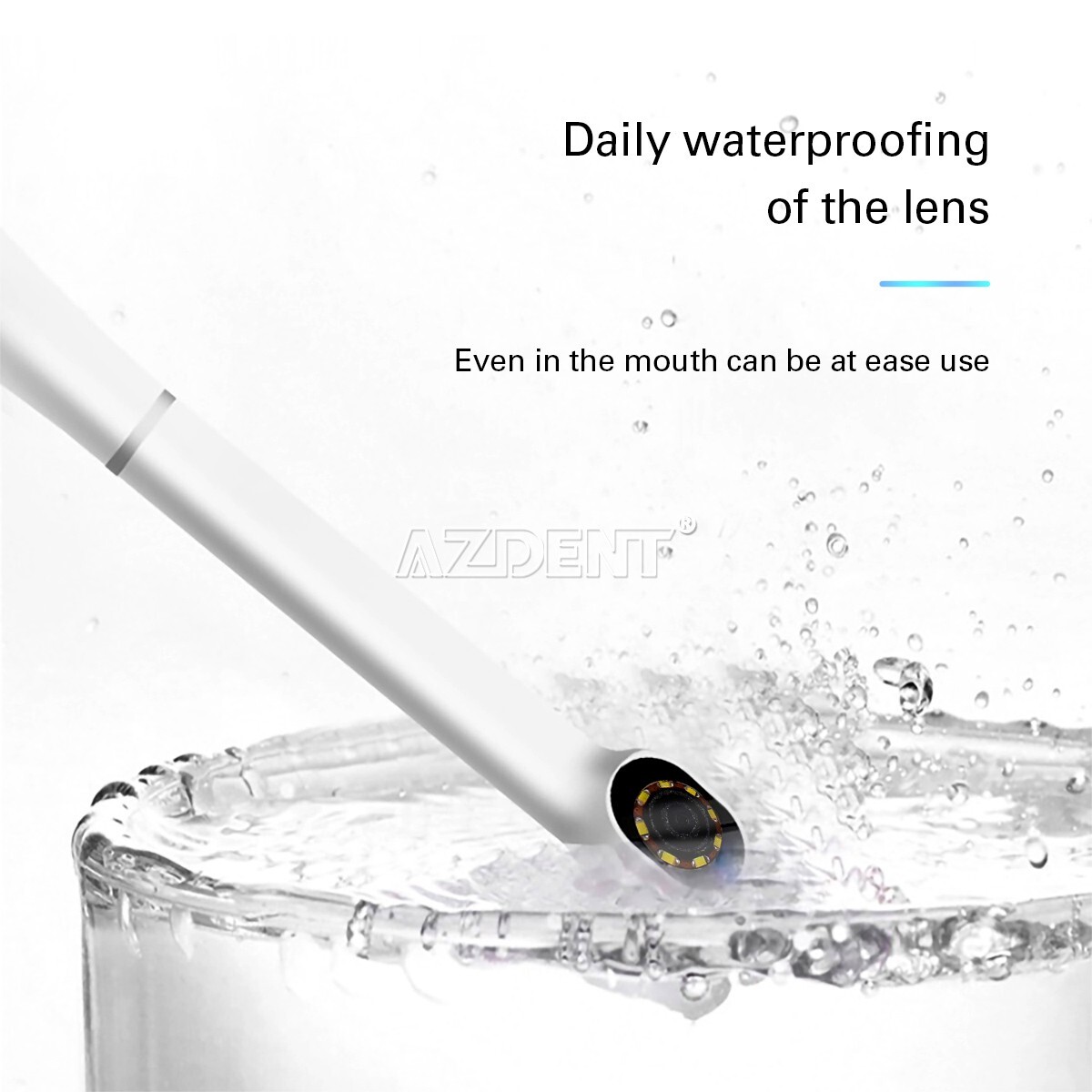 AZDENT Dental HD Intraoral Camera USB Digital Imaging Endoscope 8 LED Light