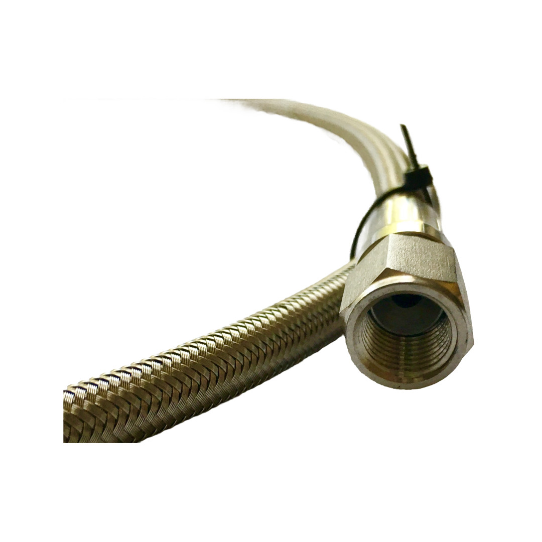 1/4″ 37° Swivel Female JIC SS304 48″ Hose PTFE Lined Closed Loop Extractor