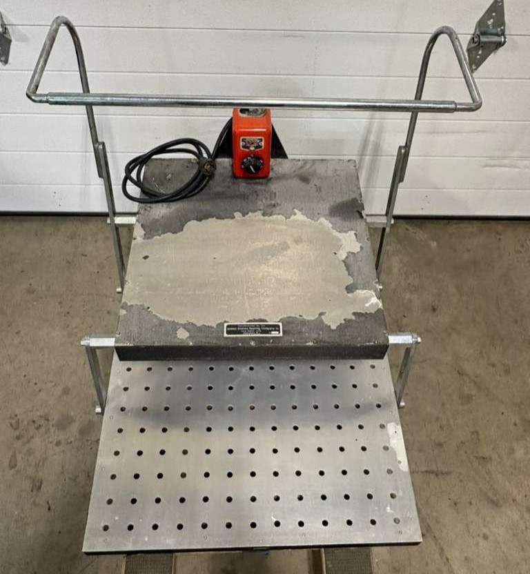 United States Testing Heated Plate w/ Adjustable Stand & Temperature Control