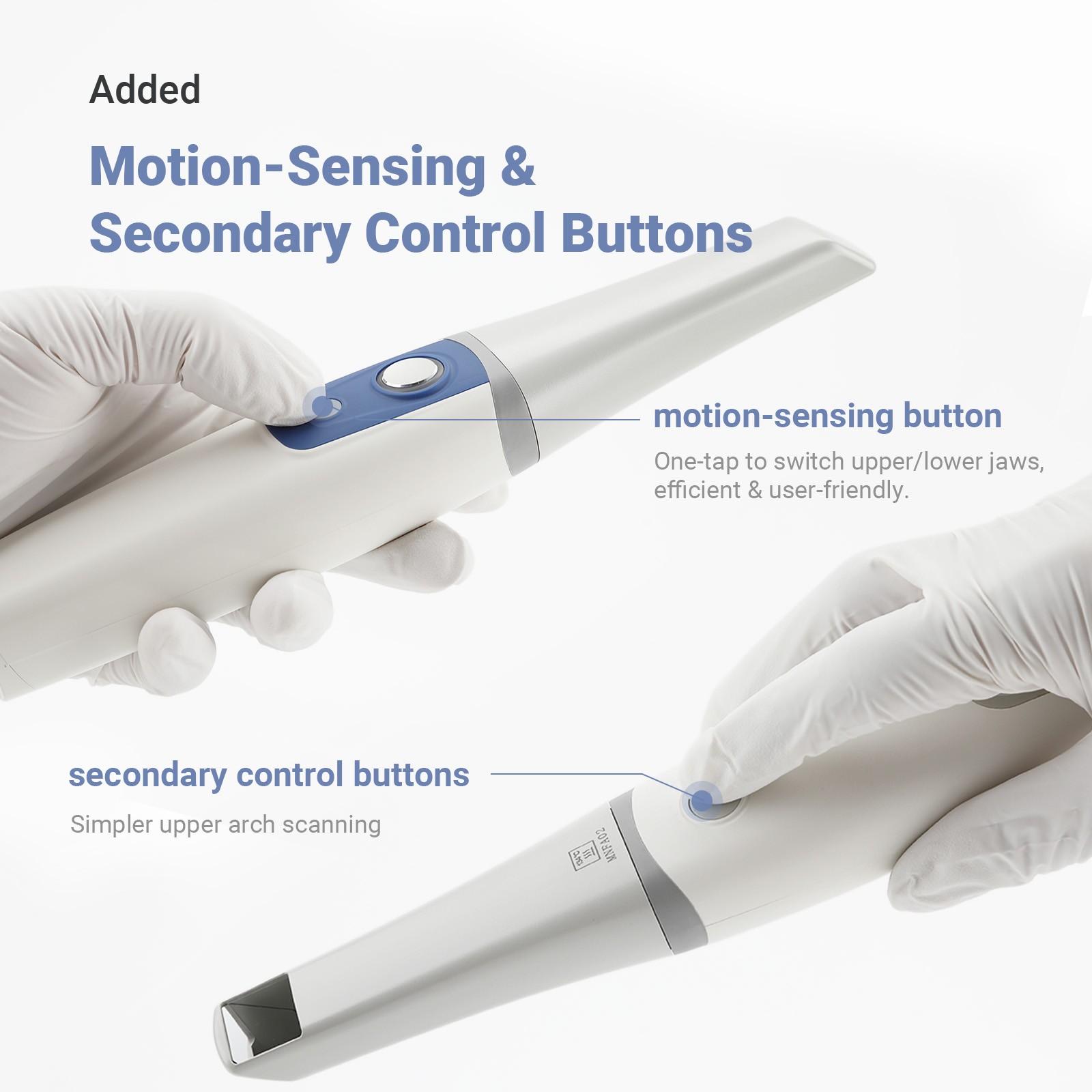 iLED II Dental Curing Light Lamp Wireless 1 Second Curing 2500mw/c㎡