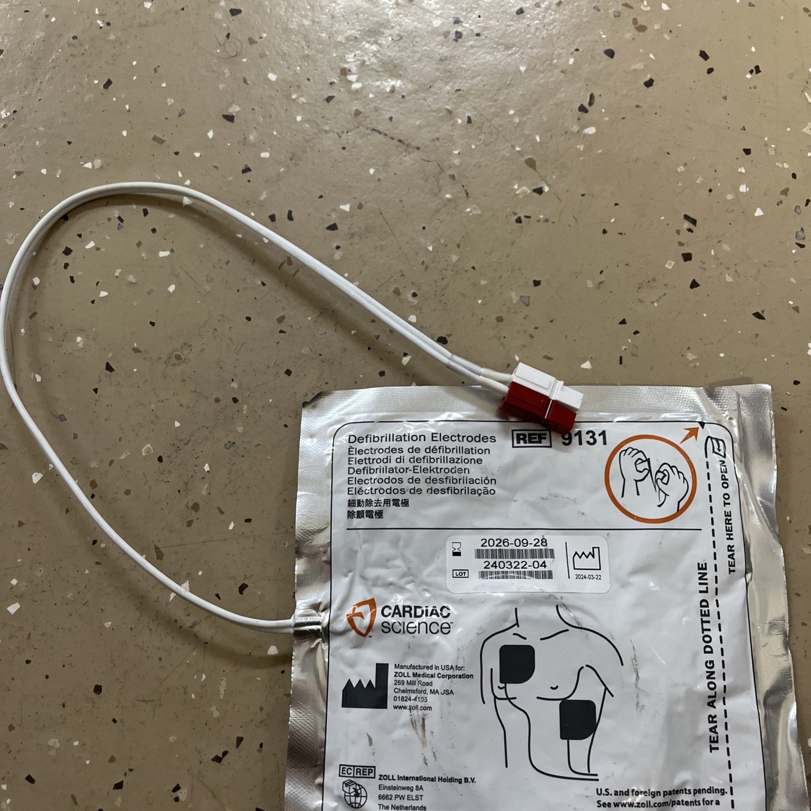 CARDIAC SCIENCE AED ELECTRODES 9131 EXP 2026-09-28