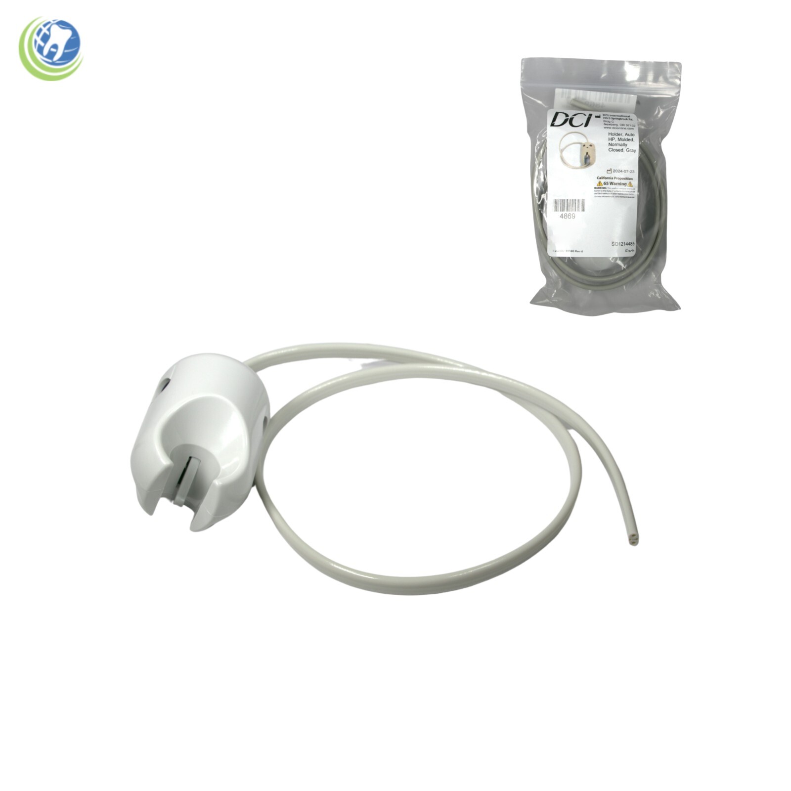 DCI Automatic Dental Handpiece Asepsis Holder Normally Closed Gray #4869