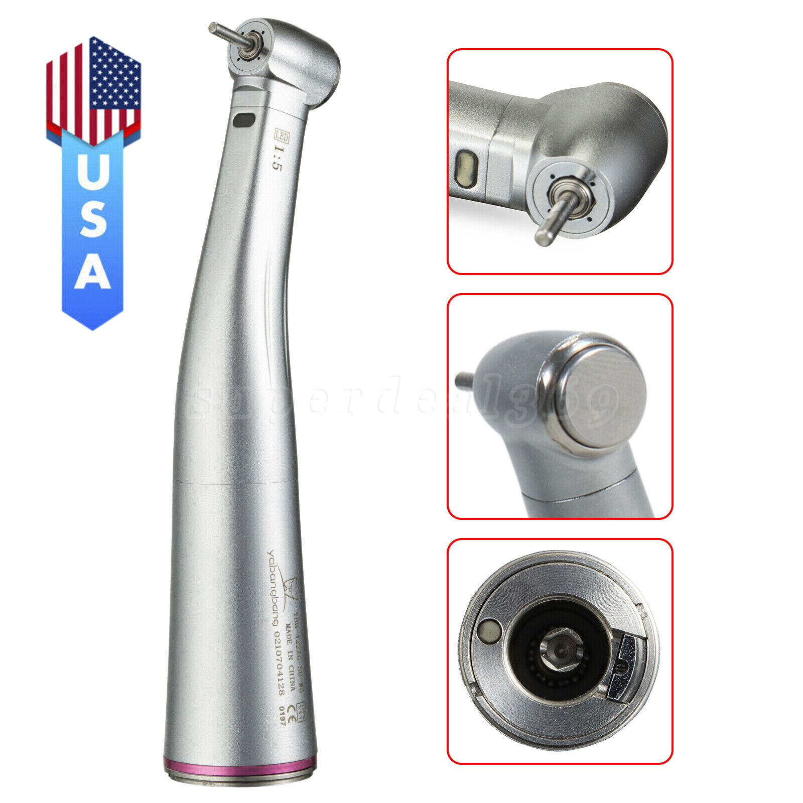 Electric Dental Brushless Micro Motor LED /1:1 1:5 1:4.2 Increasing Handpiece ty