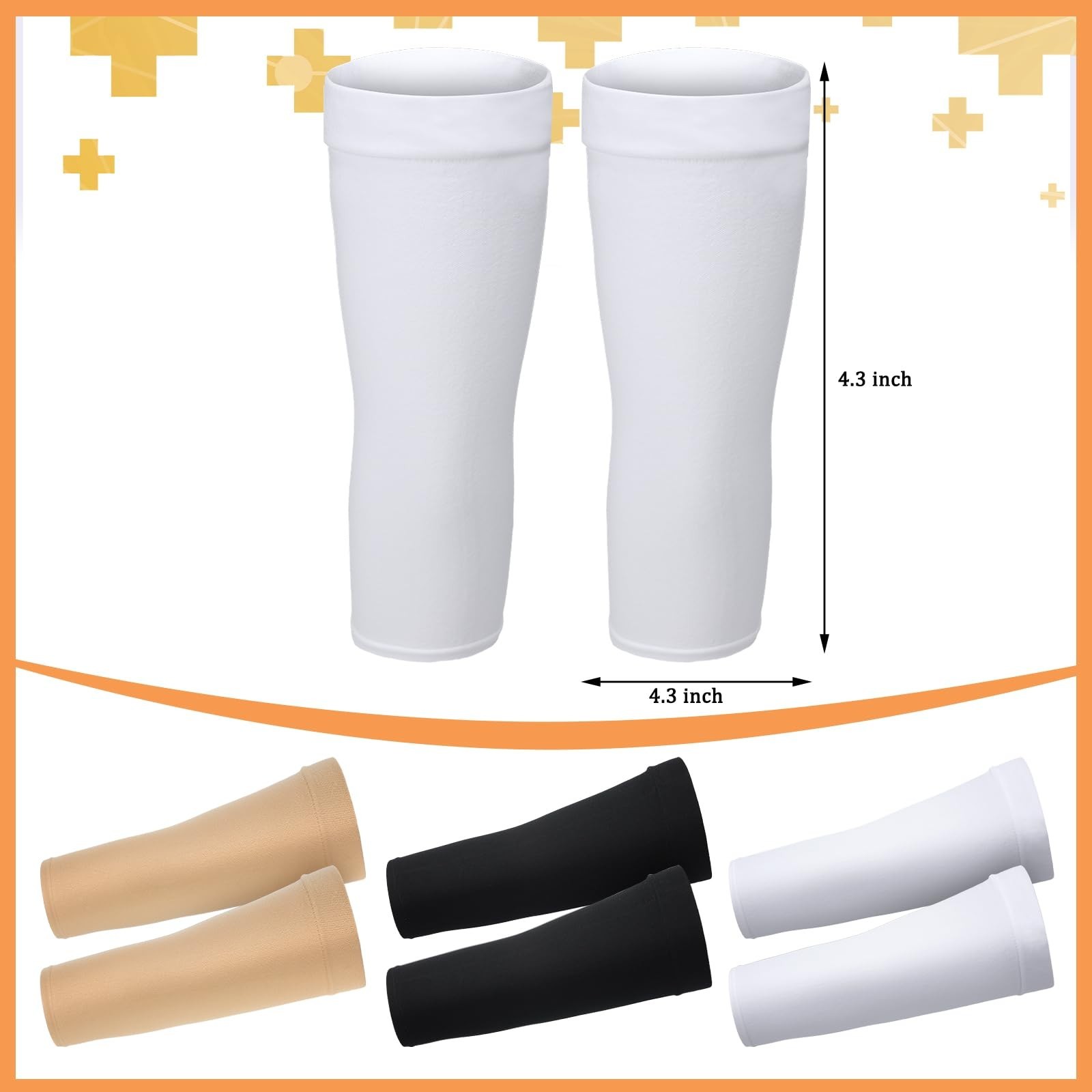 6 Pcs Picc Line Sleeve for Upper Arm Fistula Dialysis Sleeve Cover One Size F…