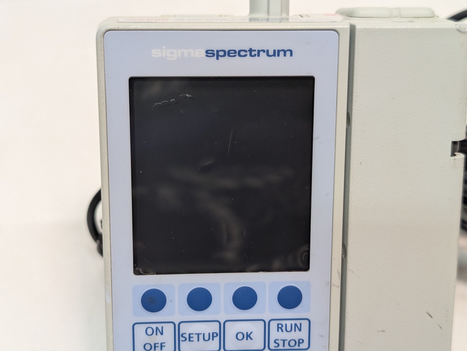 Baxter Sigma Spectrum Infusion Pump With Battery, Adapter, Mount, Single Item