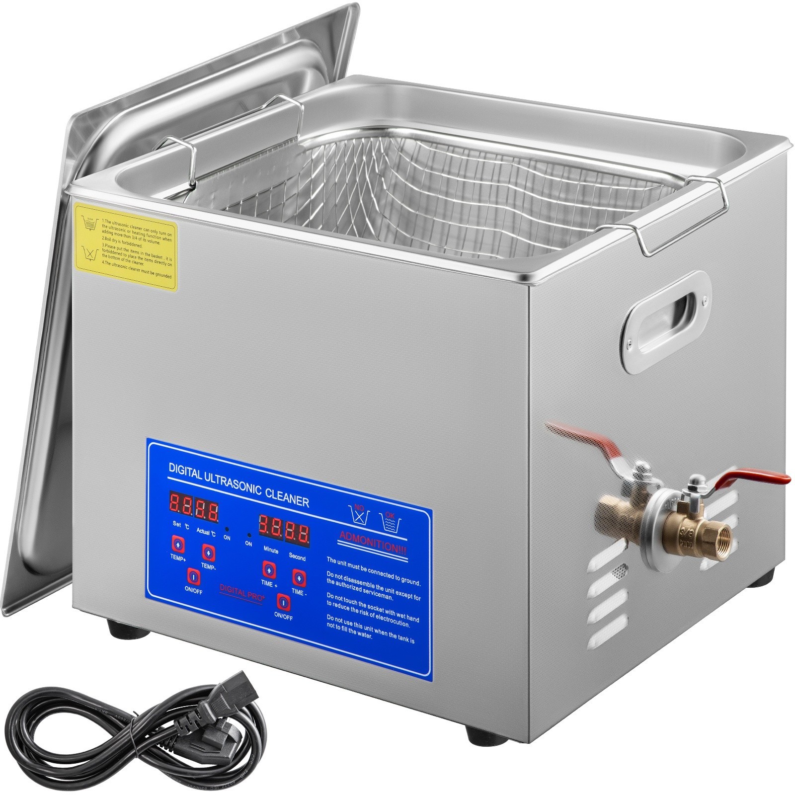 15L Ultrasonic Cleaning Machine Professional Lab Ultrasonic Cleaning Machine…