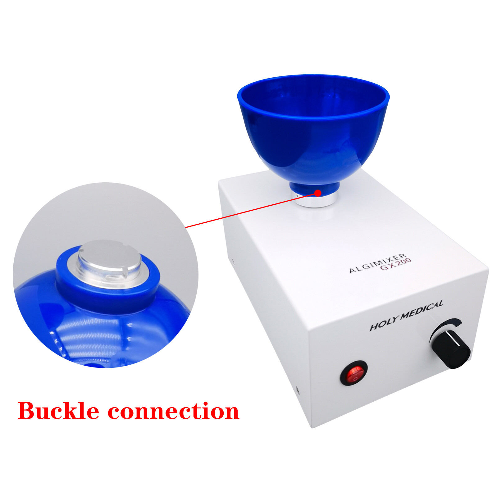 GX200 Dental Lab Impression Material Alginate Mixer Manual Switch Plaster Mixer