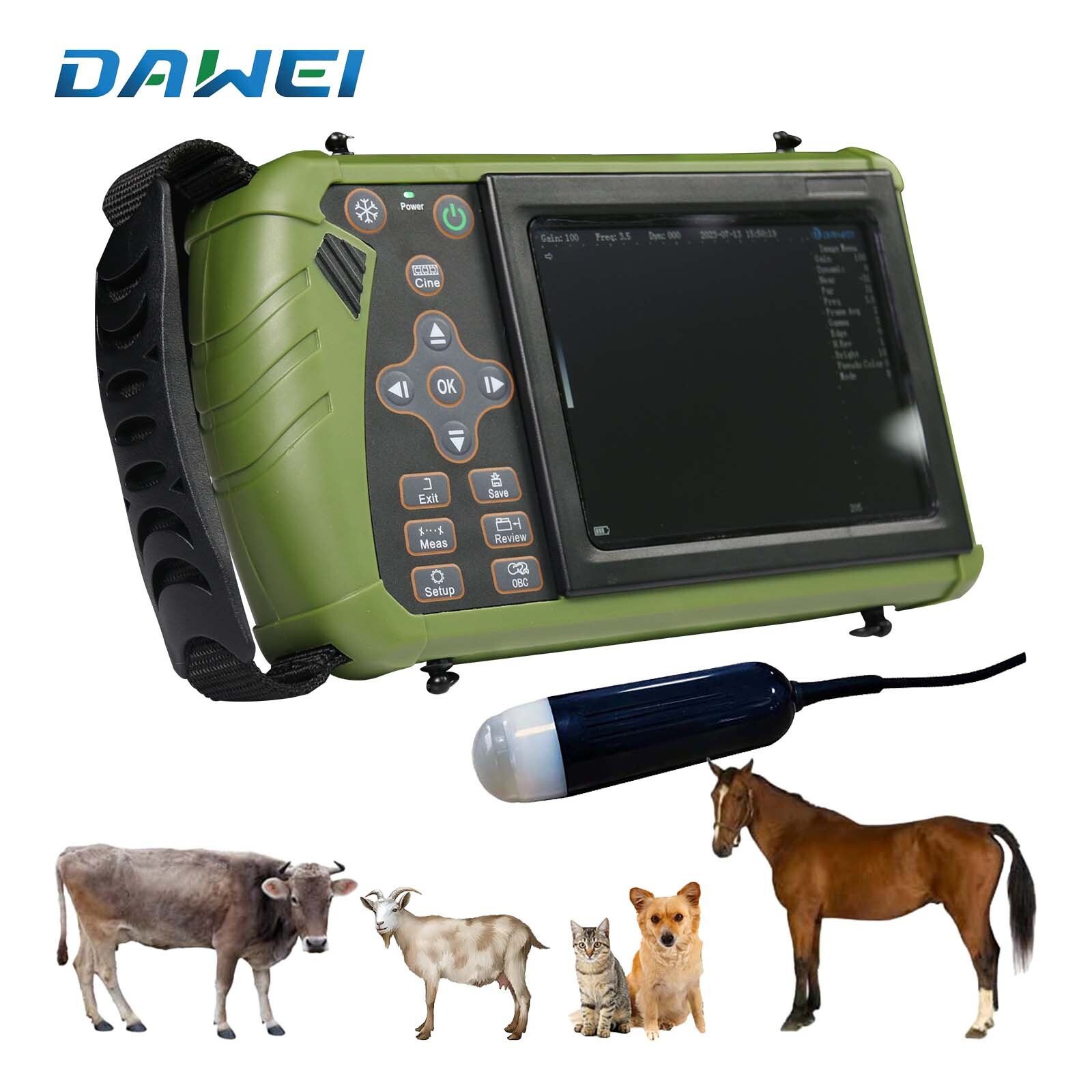 Veterinary Ultrasound System, Portable Vet Ultrasound Machine Scanner For Pet