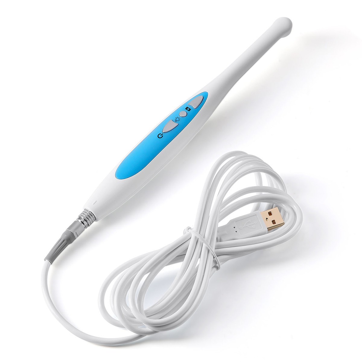 Dental Intraoral Camera 720p HD Endoscope Adjustable 6 LED Light USB Cable