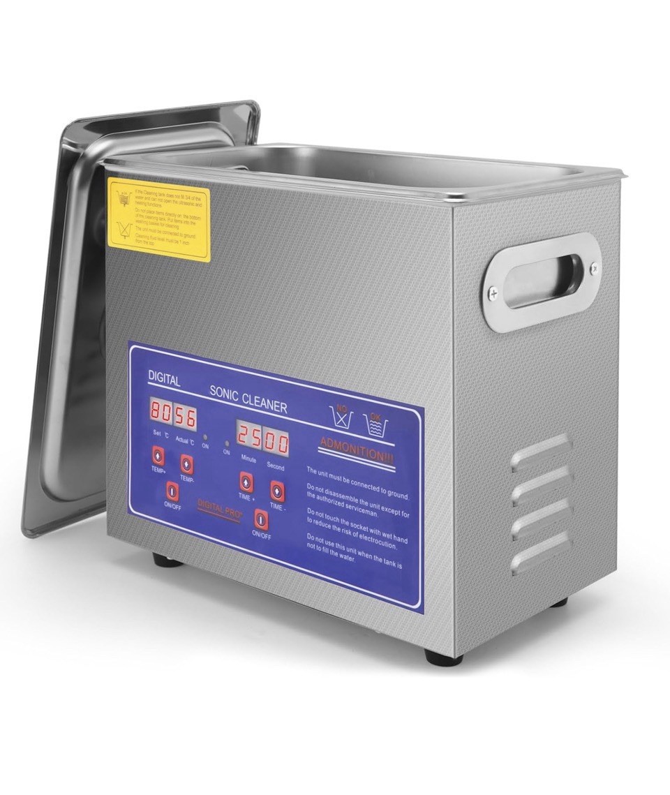 Uimoso 3L Ultrasonic Cleaner with Timer Heating Machine Digital Sonic Cleaner